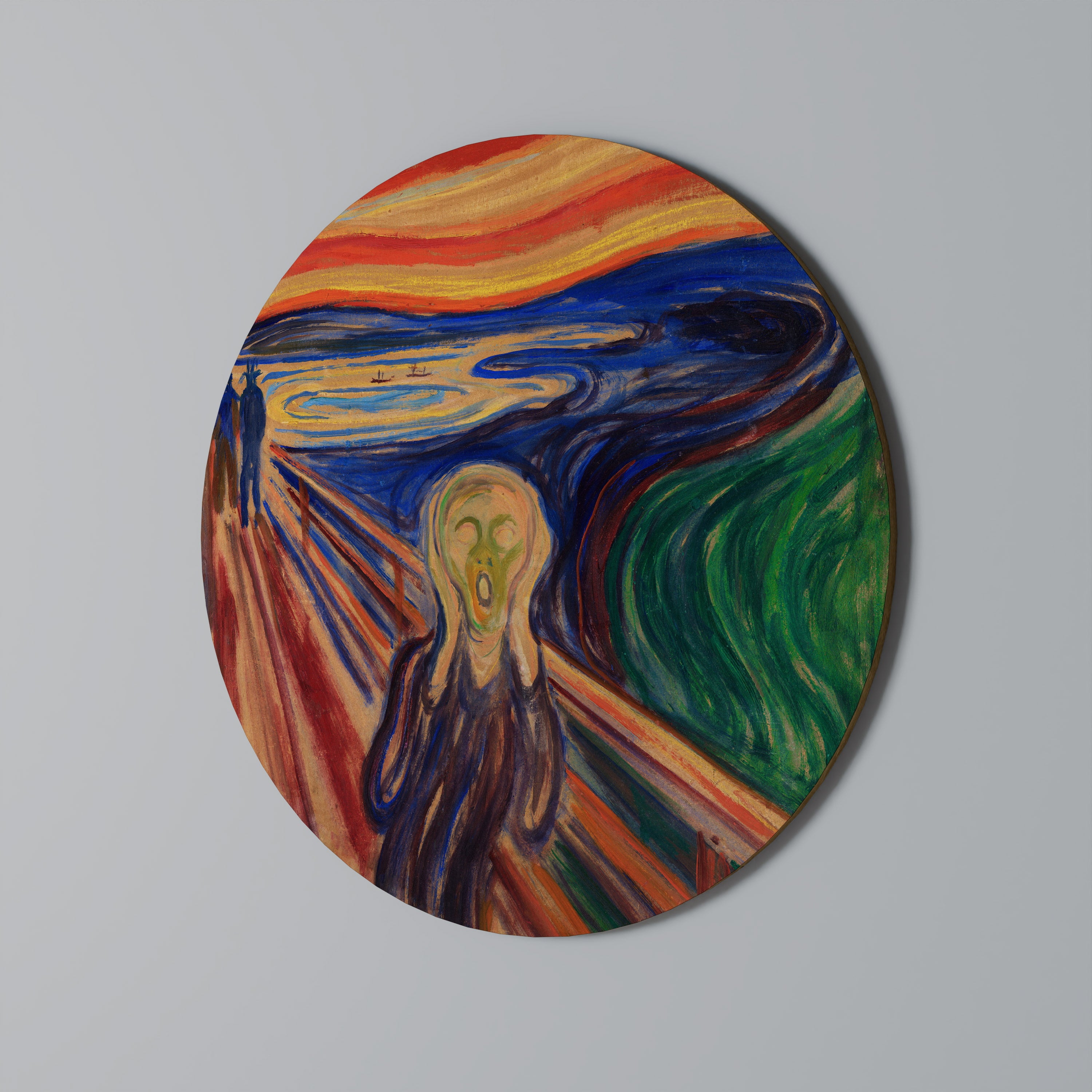 THE SCREAM Obraz okrągły