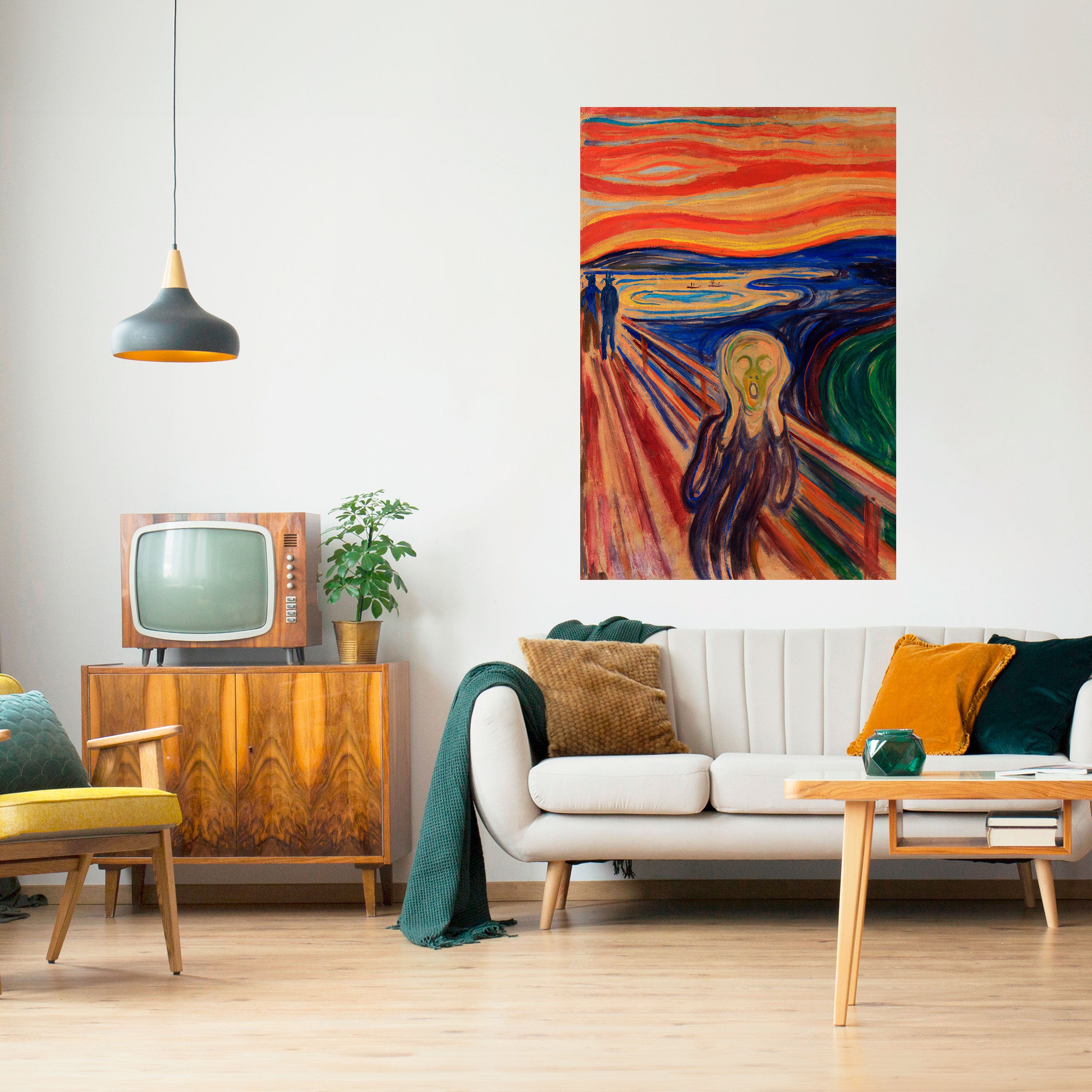 THE SCREAM Naklejka/Plakat pionowy