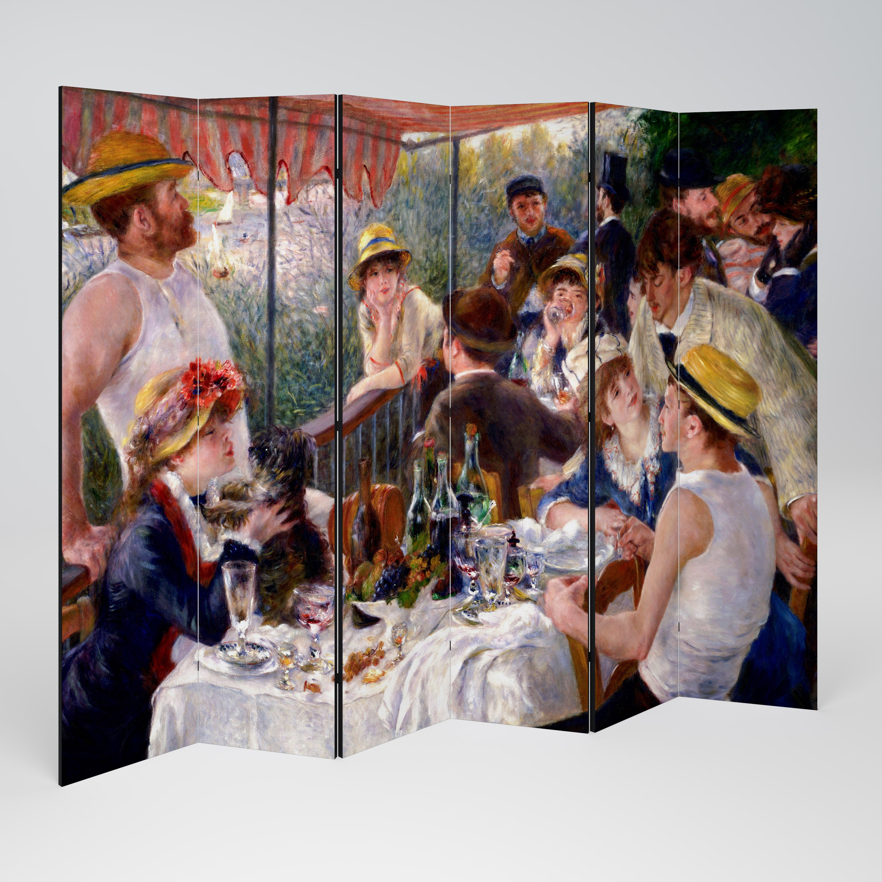 LUNCHEON OF THE BOATING PARTY Dekoracyjny parawan 6-skrzydłowy