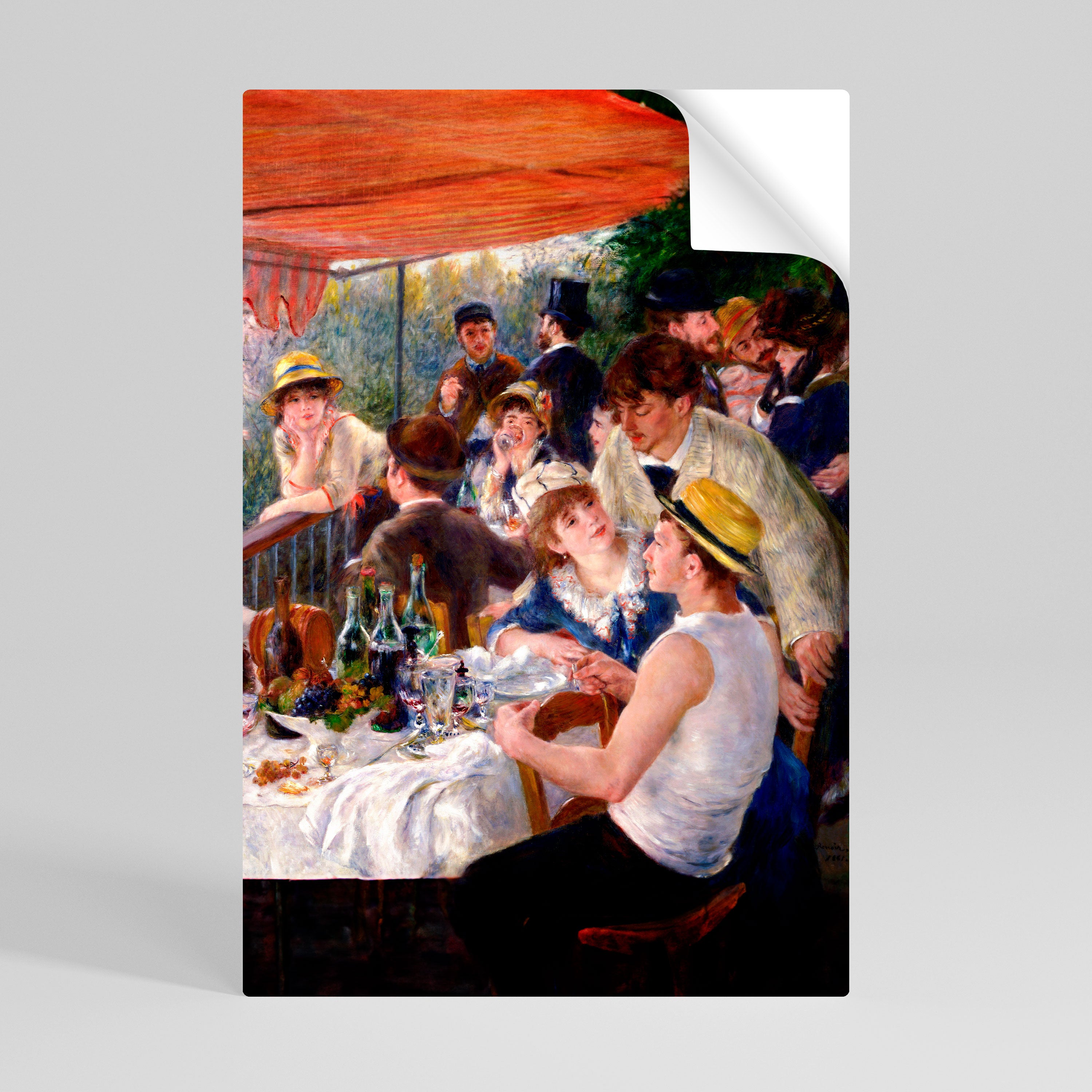 LUNCHEON OF THE BOATING PARTY Naklejka/Plakat pionowy