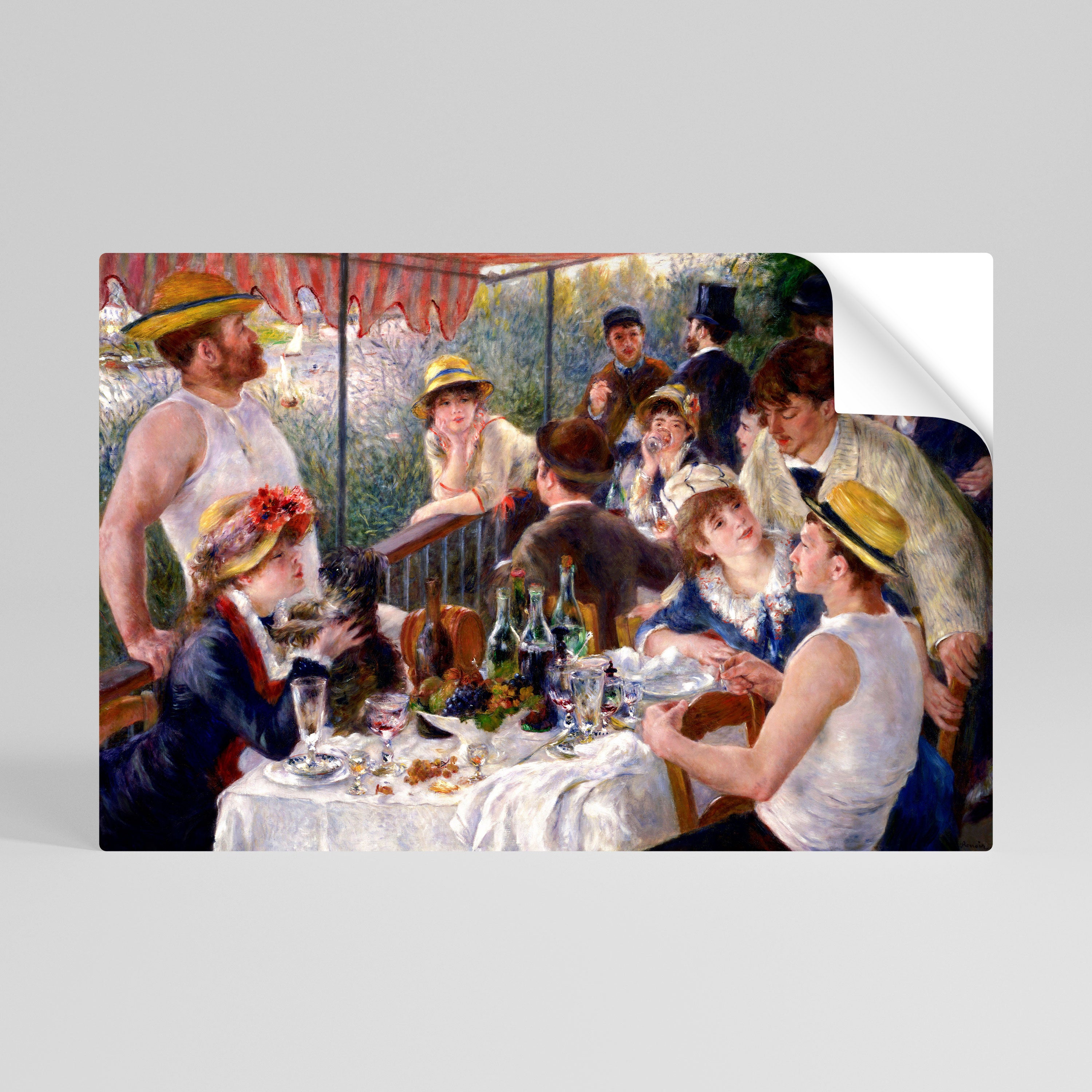 LUNCHEON OF THE BOATING PARTY Naklejka/Plakat poziomy