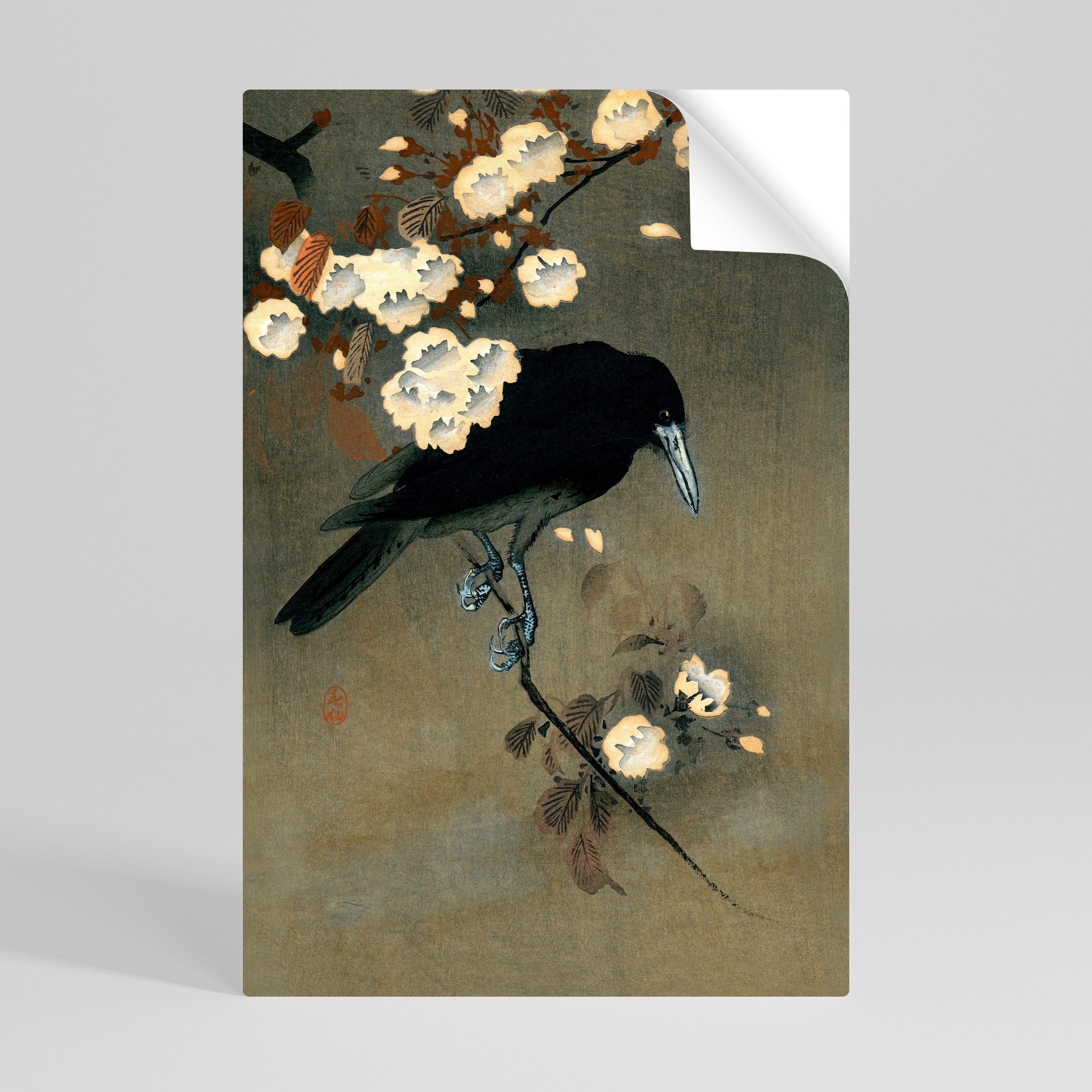 PETALS AND CROWS Naklejka/Plakat pionowy