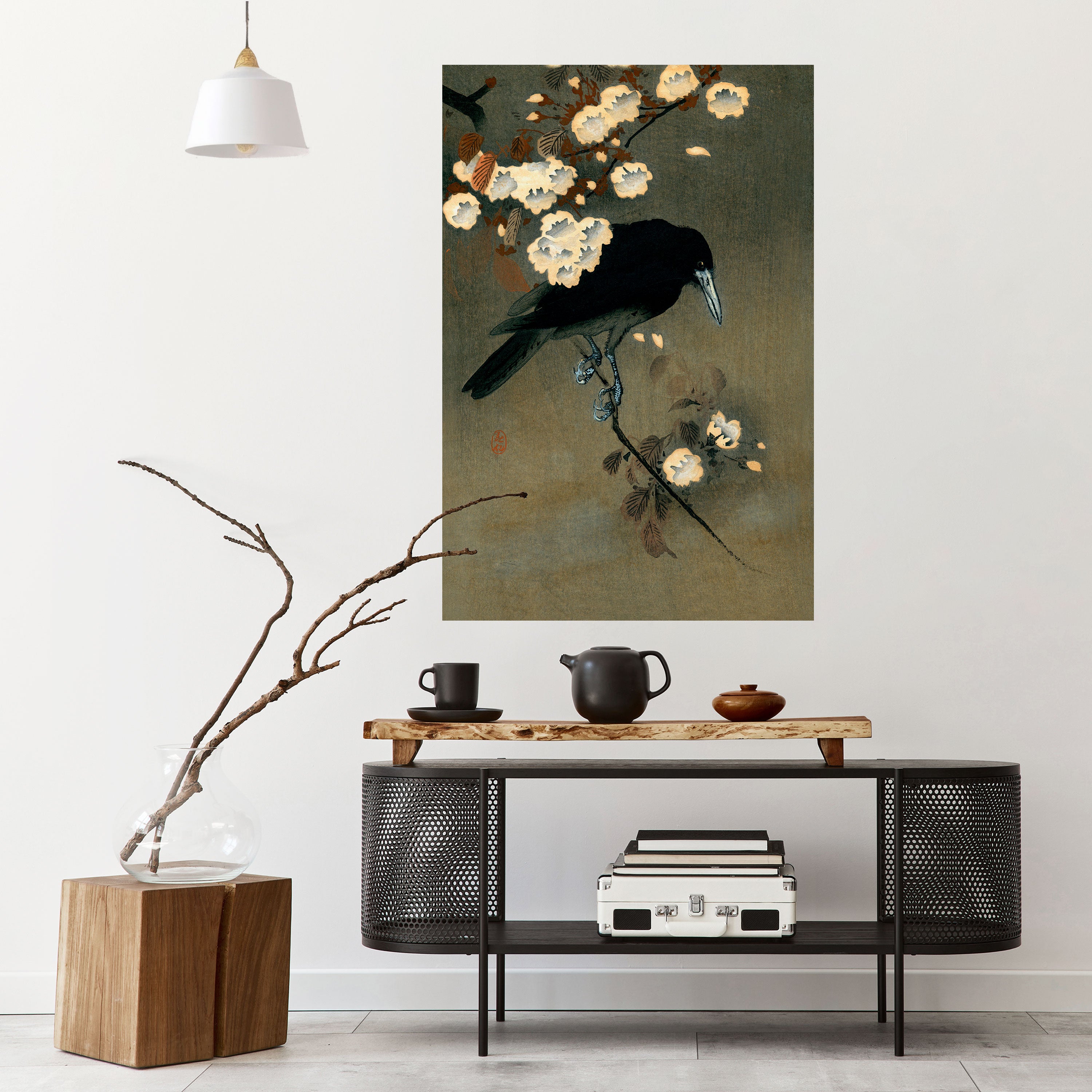 PETALS AND CROWS Naklejka/Plakat pionowy