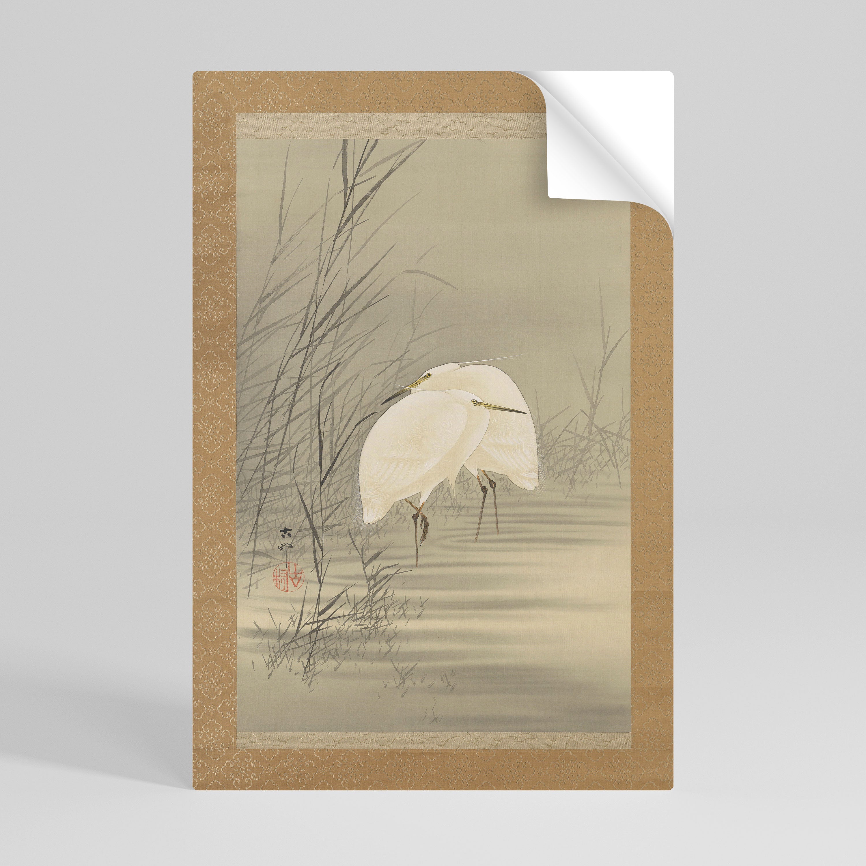 ZILVERREIGERS IN MOERAS Naklejka/Plakat pionowy