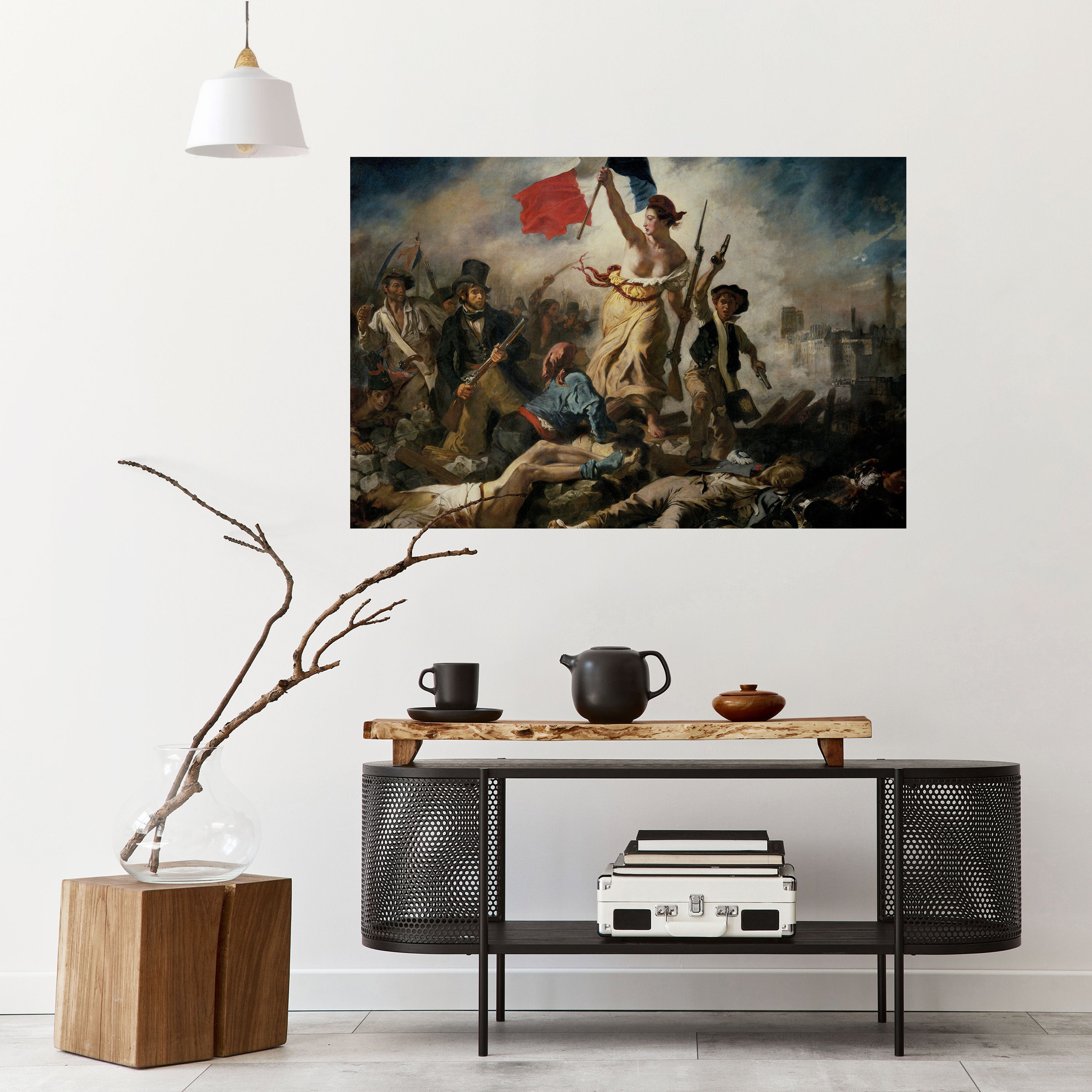 LIBERTY LEADING THE PEOPLE Naklejka/Plakat poziomy