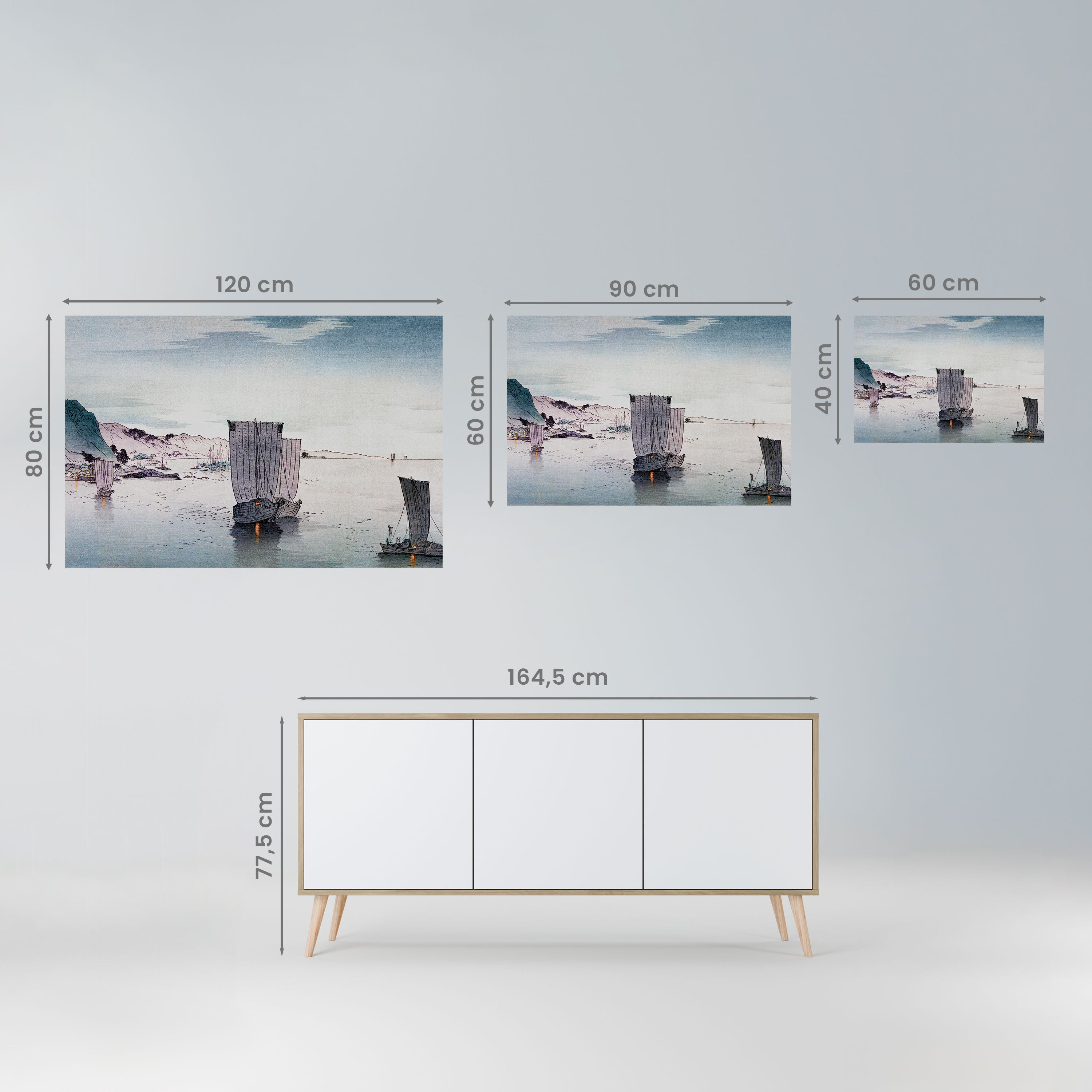 YŪGURE NO HANSEN Naklejka/Plakat poziomy