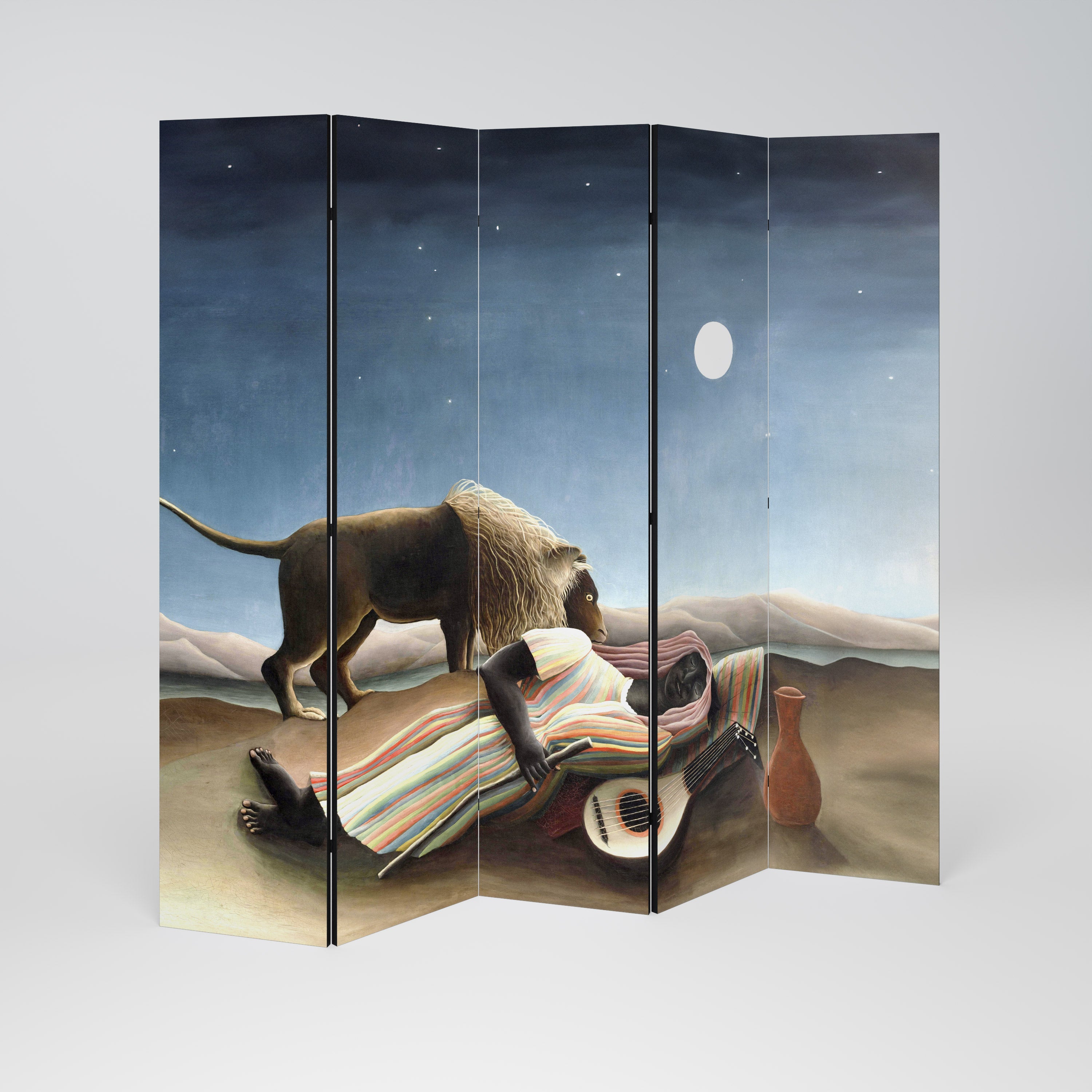 THE SLEEPING GYPSY Dekoracyjny parawan 5-skrzydłowy