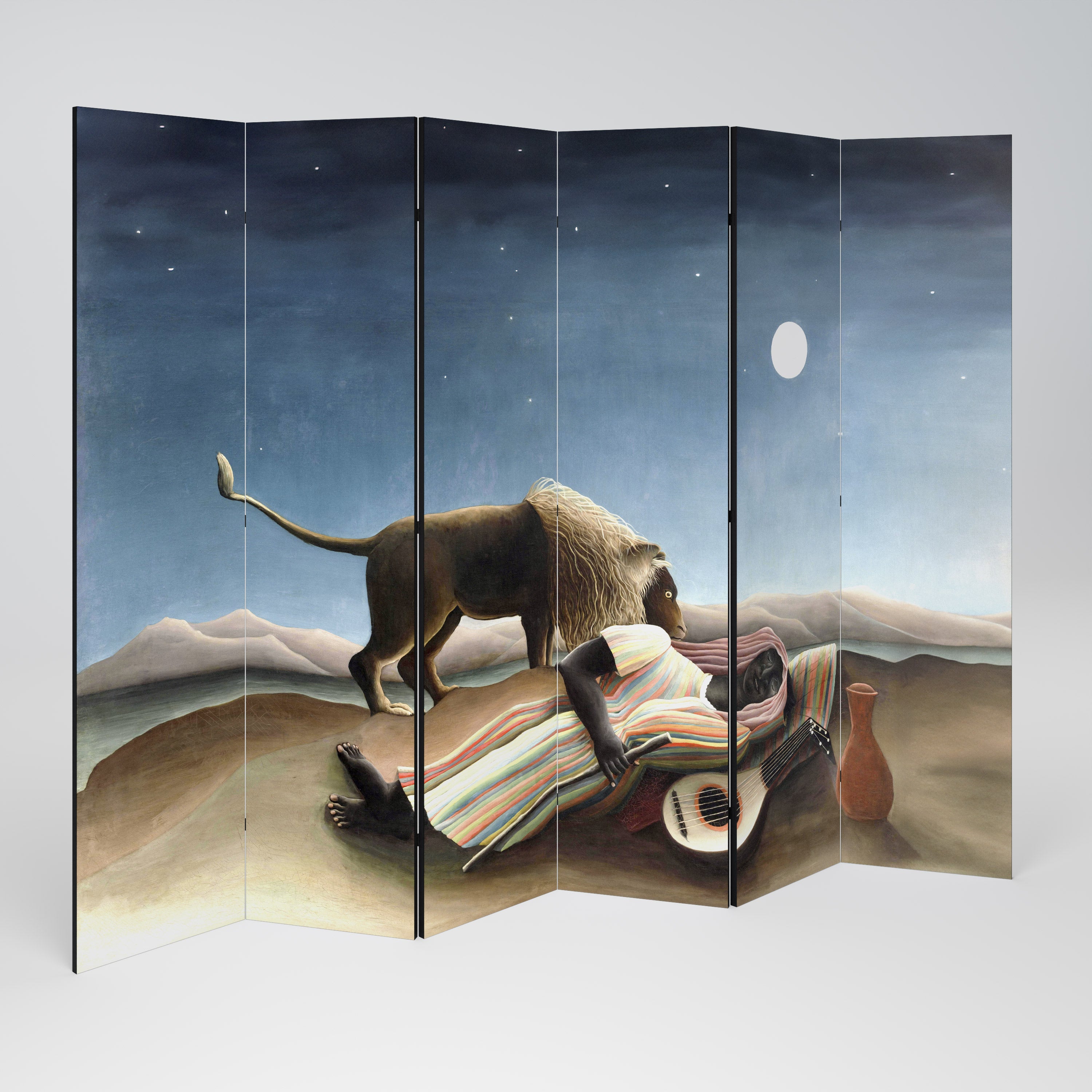 THE SLEEPING GYPSY Dekoracyjny parawan 6-skrzydłowy