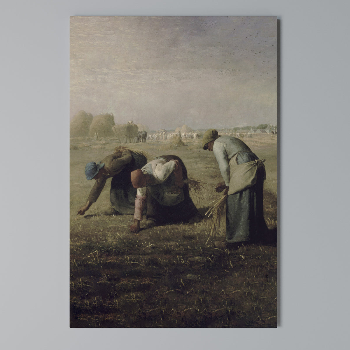 THE GLEANERS Pionowy obraz na płótnie