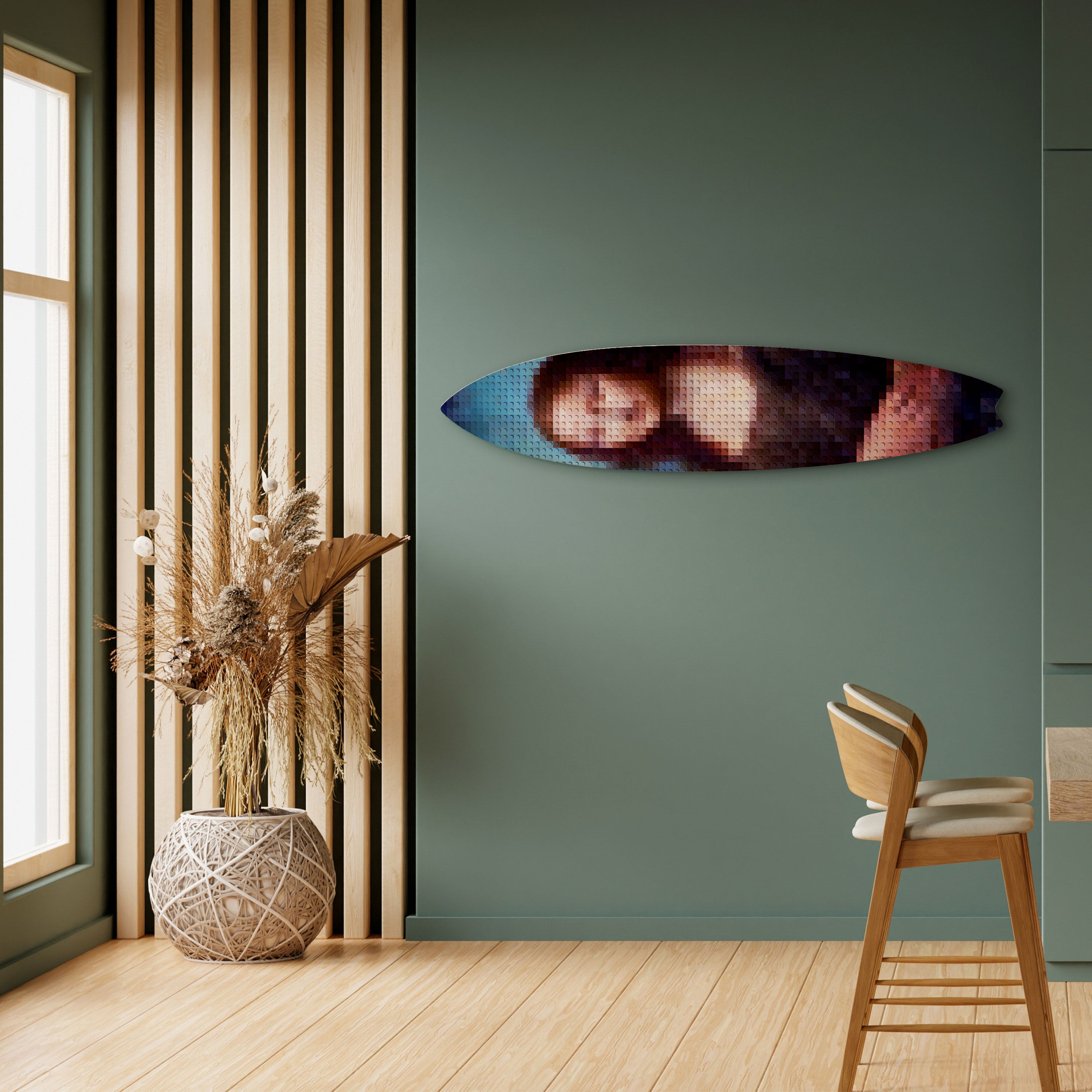 CONSTRUCTIVE ART Dekoracyjna deska surfingowa
