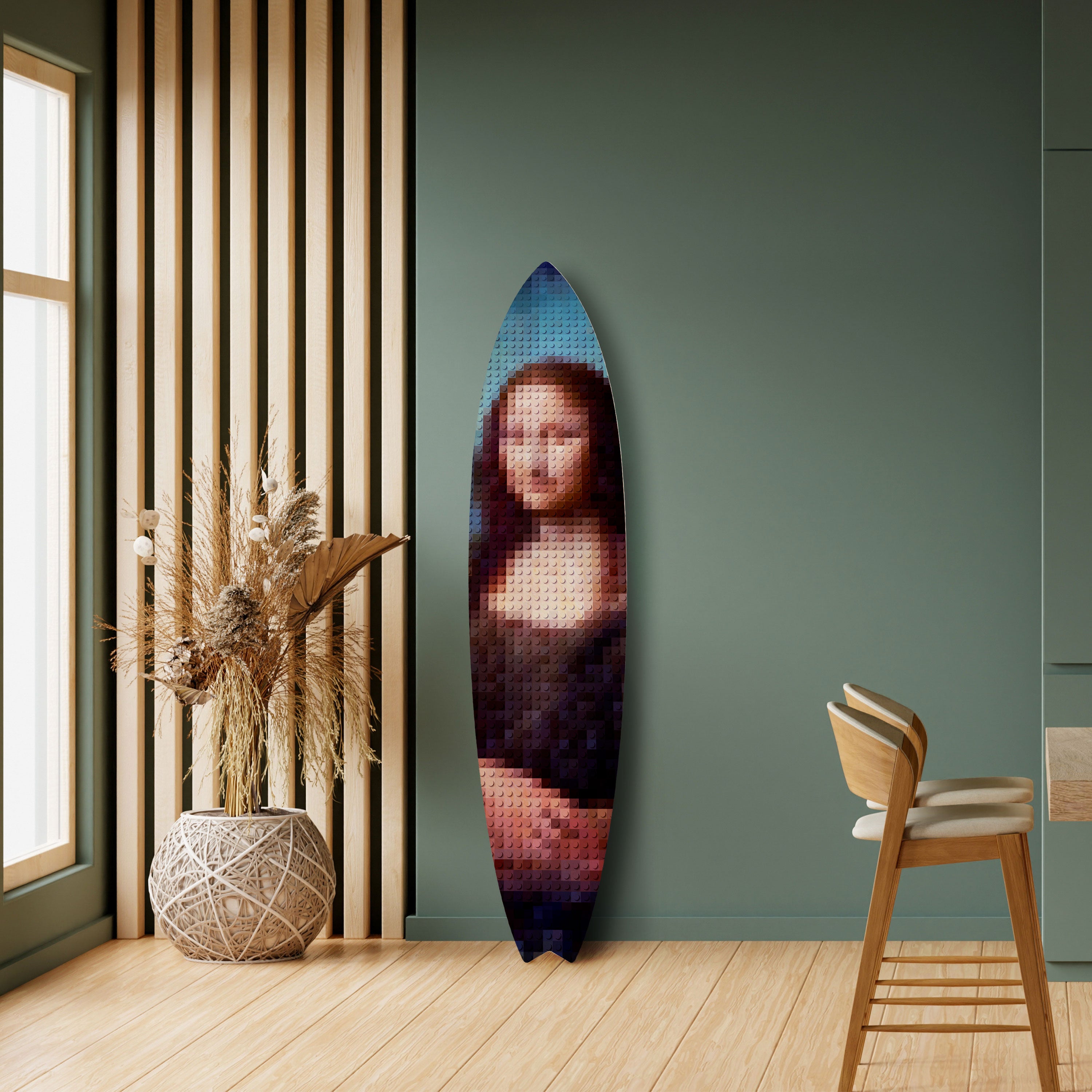 CONSTRUCTIVE ART Dekoracyjna deska surfingowa