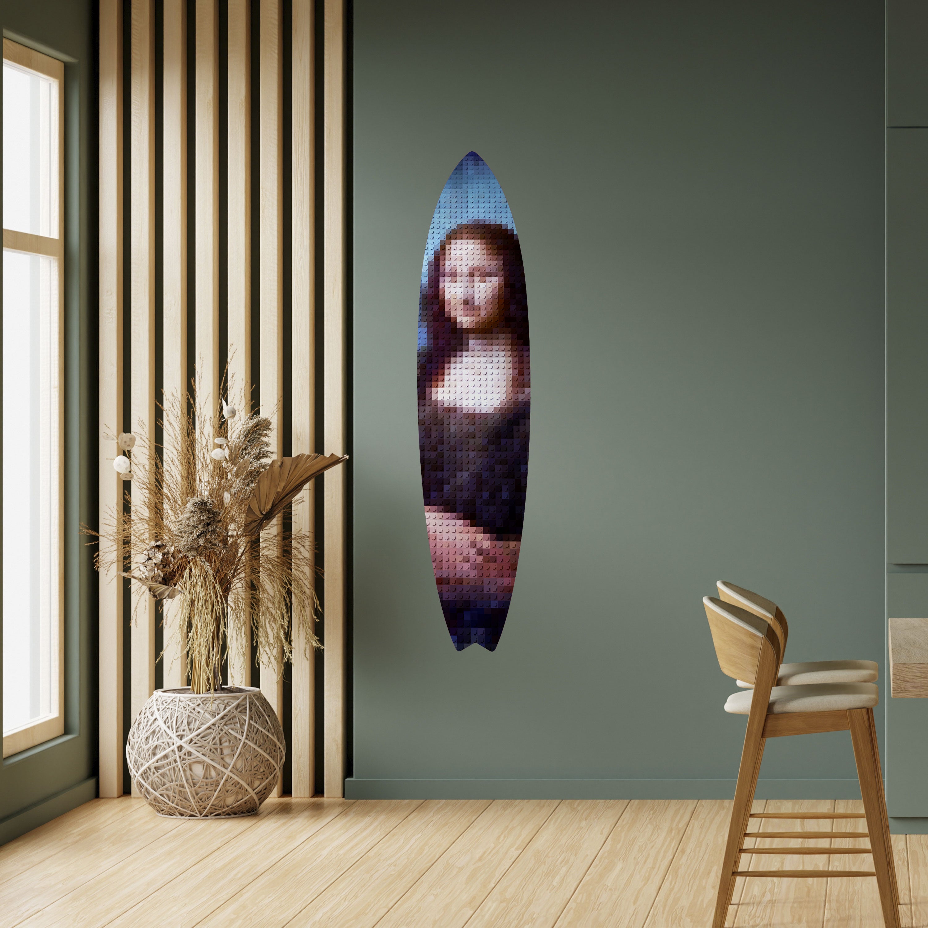 CONSTRUCTIVE ART Naklejka - deska surfingowa