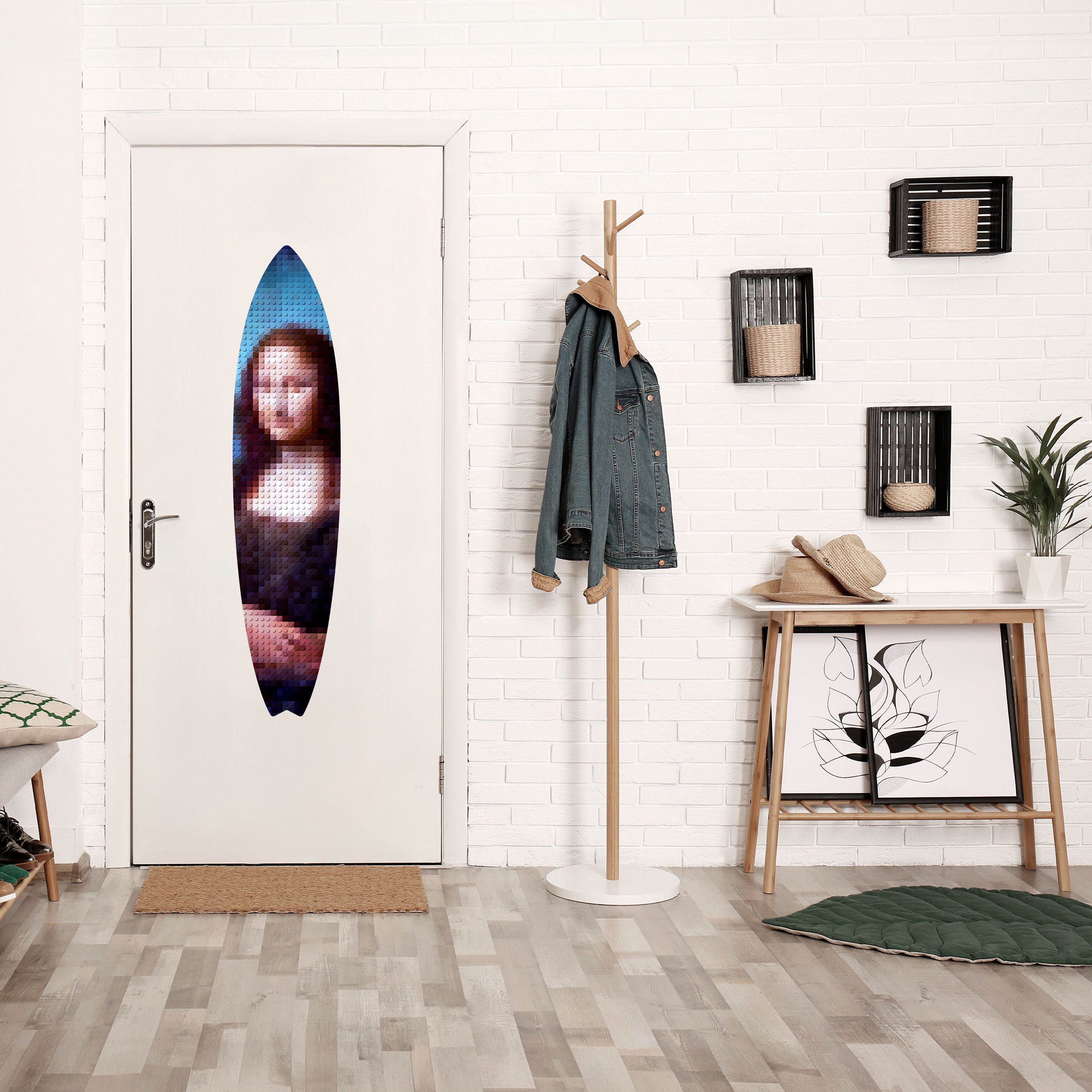 CONSTRUCTIVE ART Naklejka - deska surfingowa