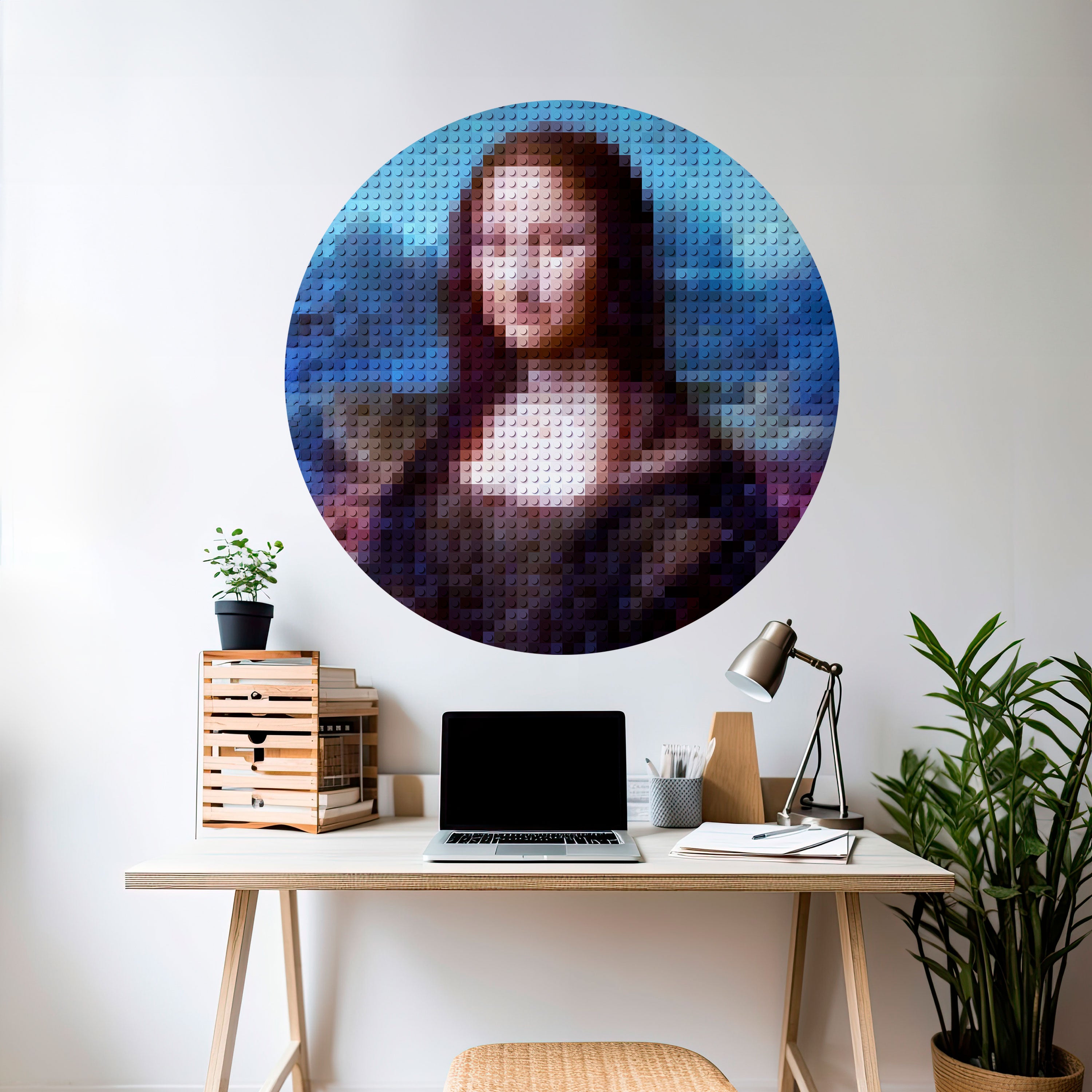 CONSTRUCTIVE ART Naklejka okrągła