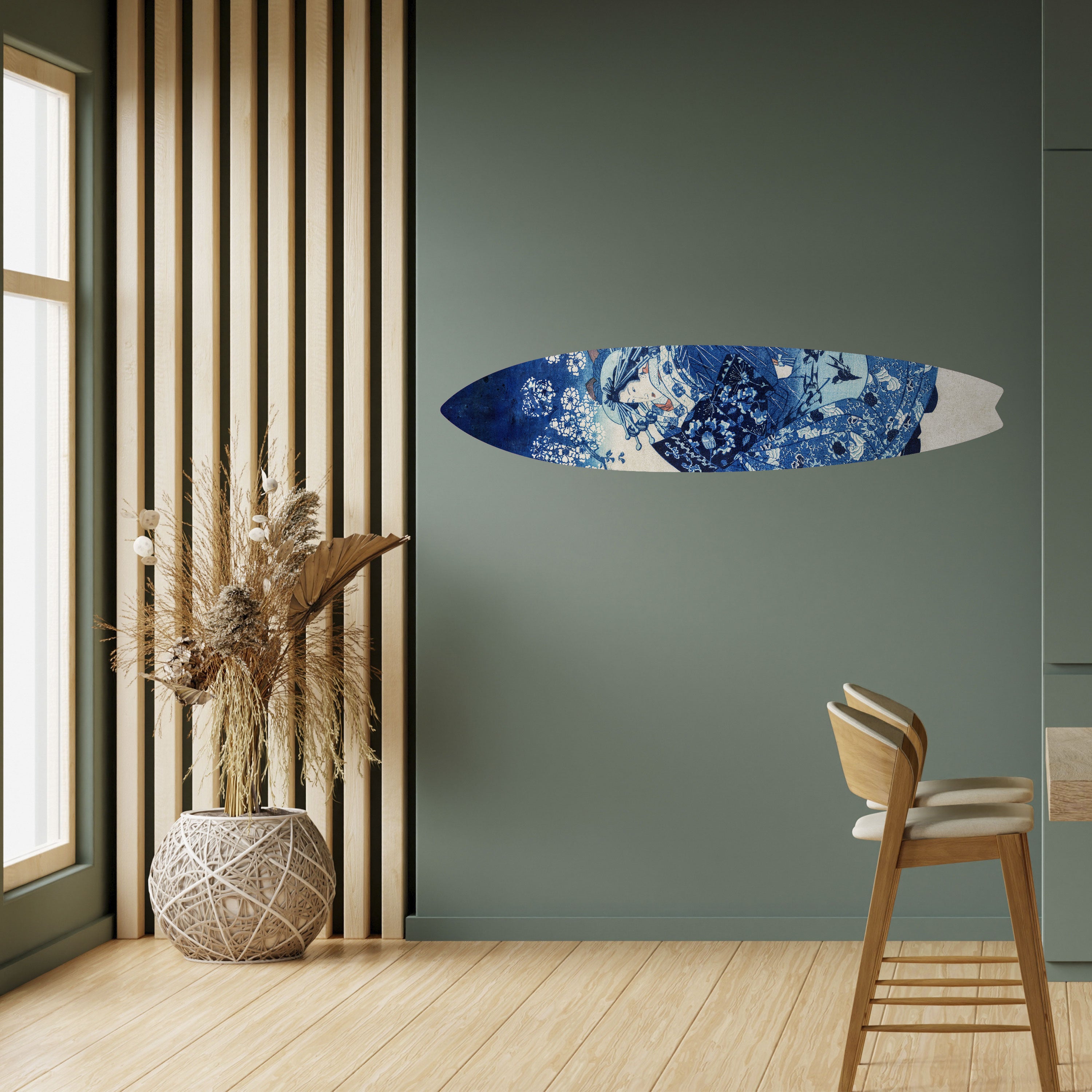 JAPANESE WOMAN Naklejka - deska surfingowa