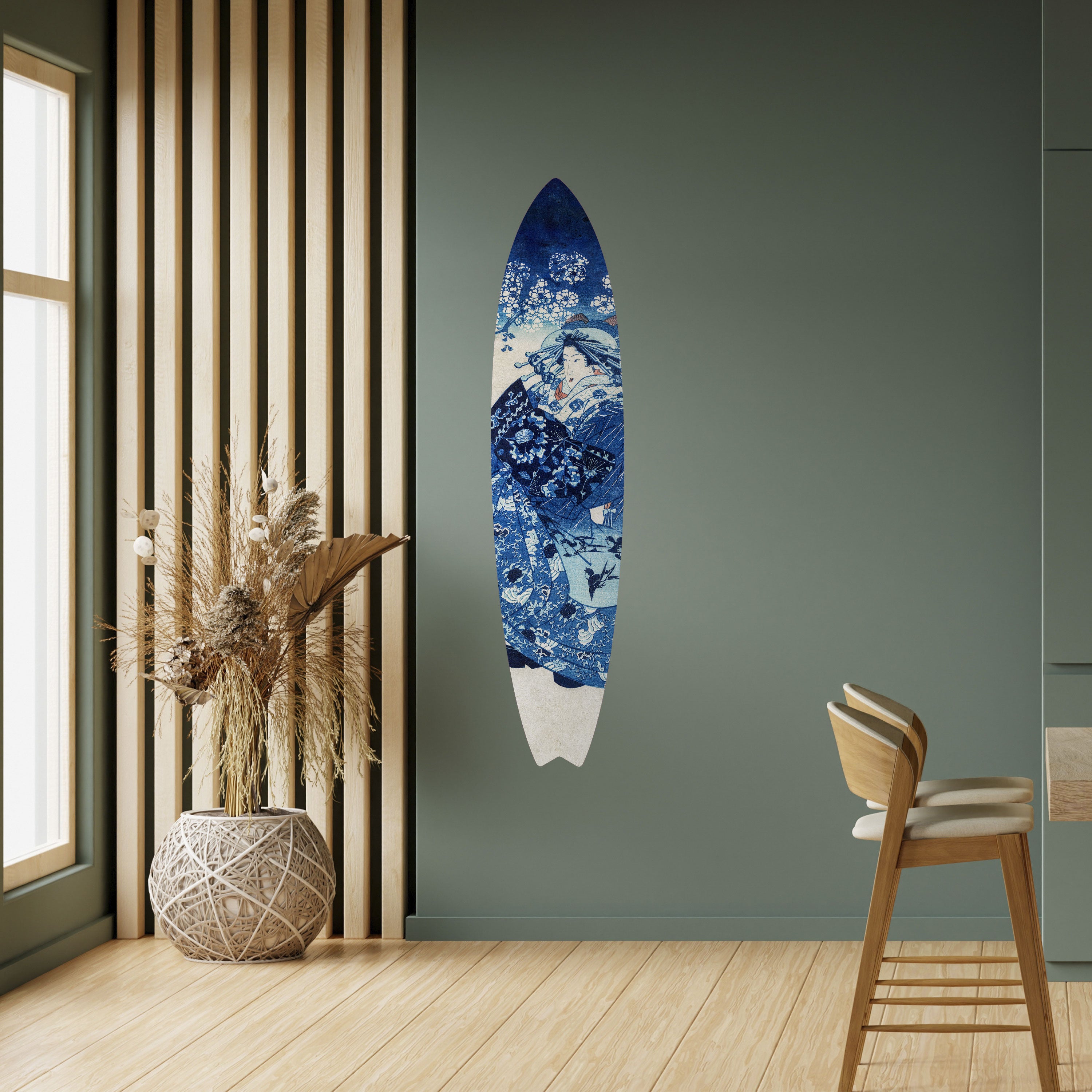 JAPANESE WOMAN Naklejka - deska surfingowa