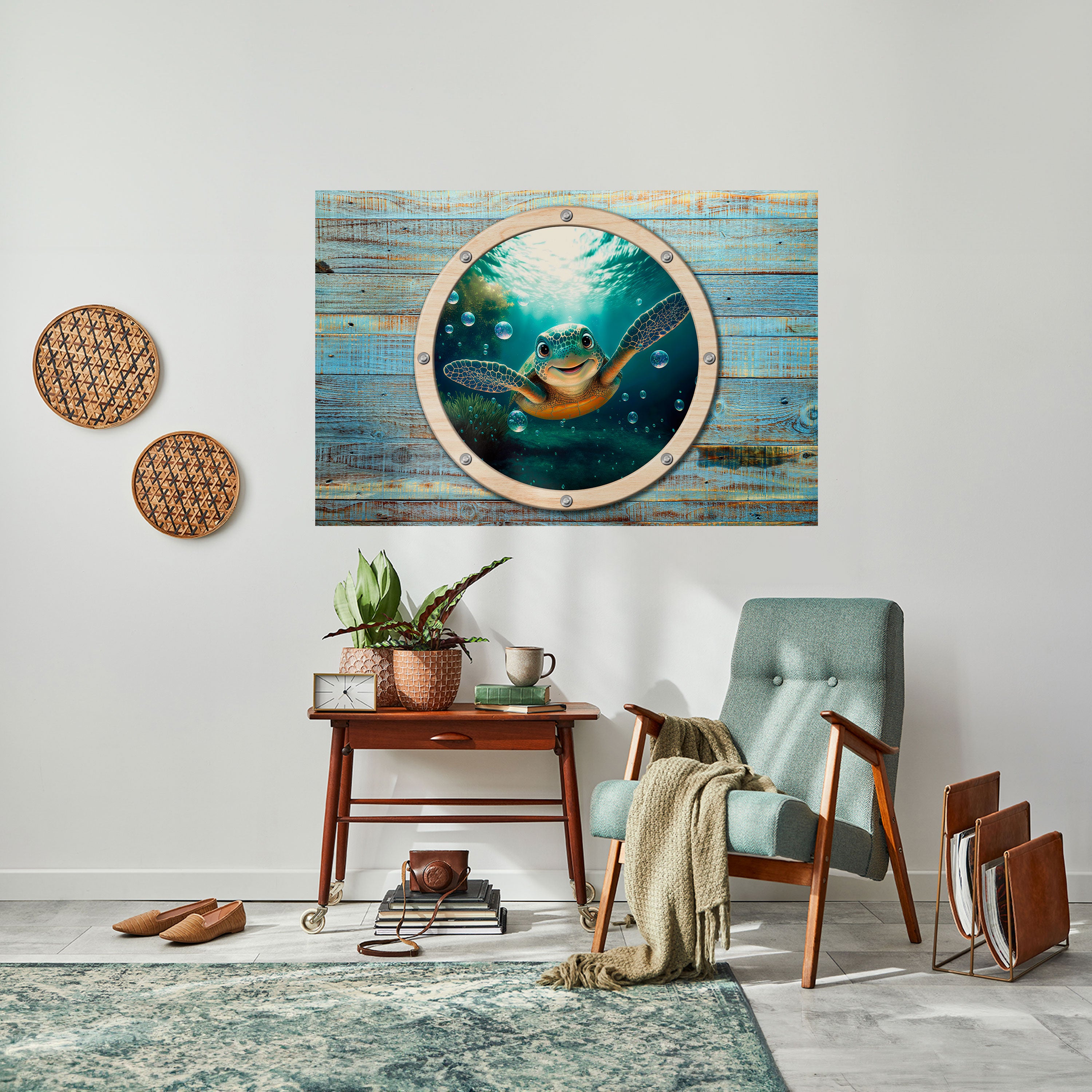 SEASIDE JOY Naklejka/Plakat poziomy