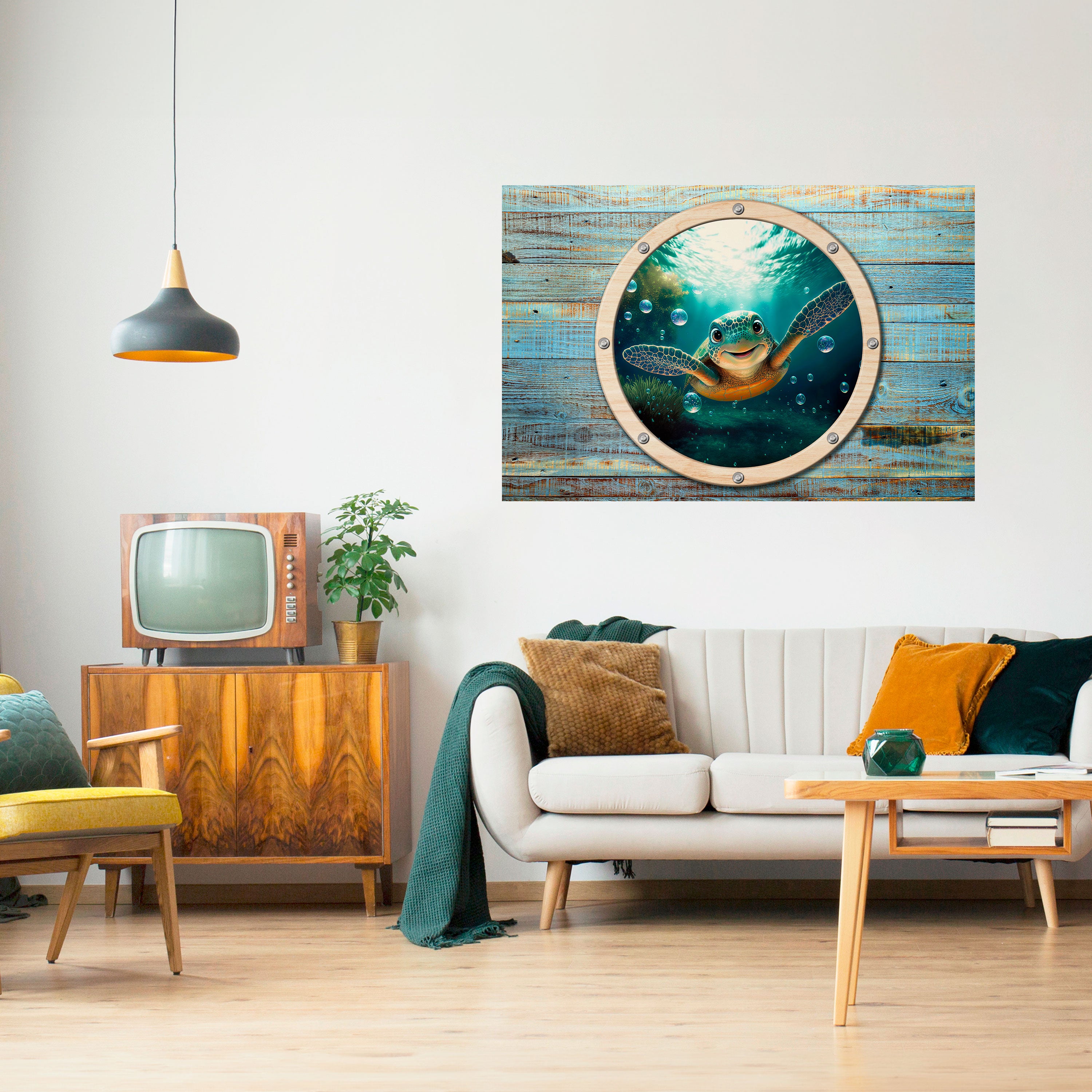 SEASIDE JOY Naklejka/Plakat poziomy