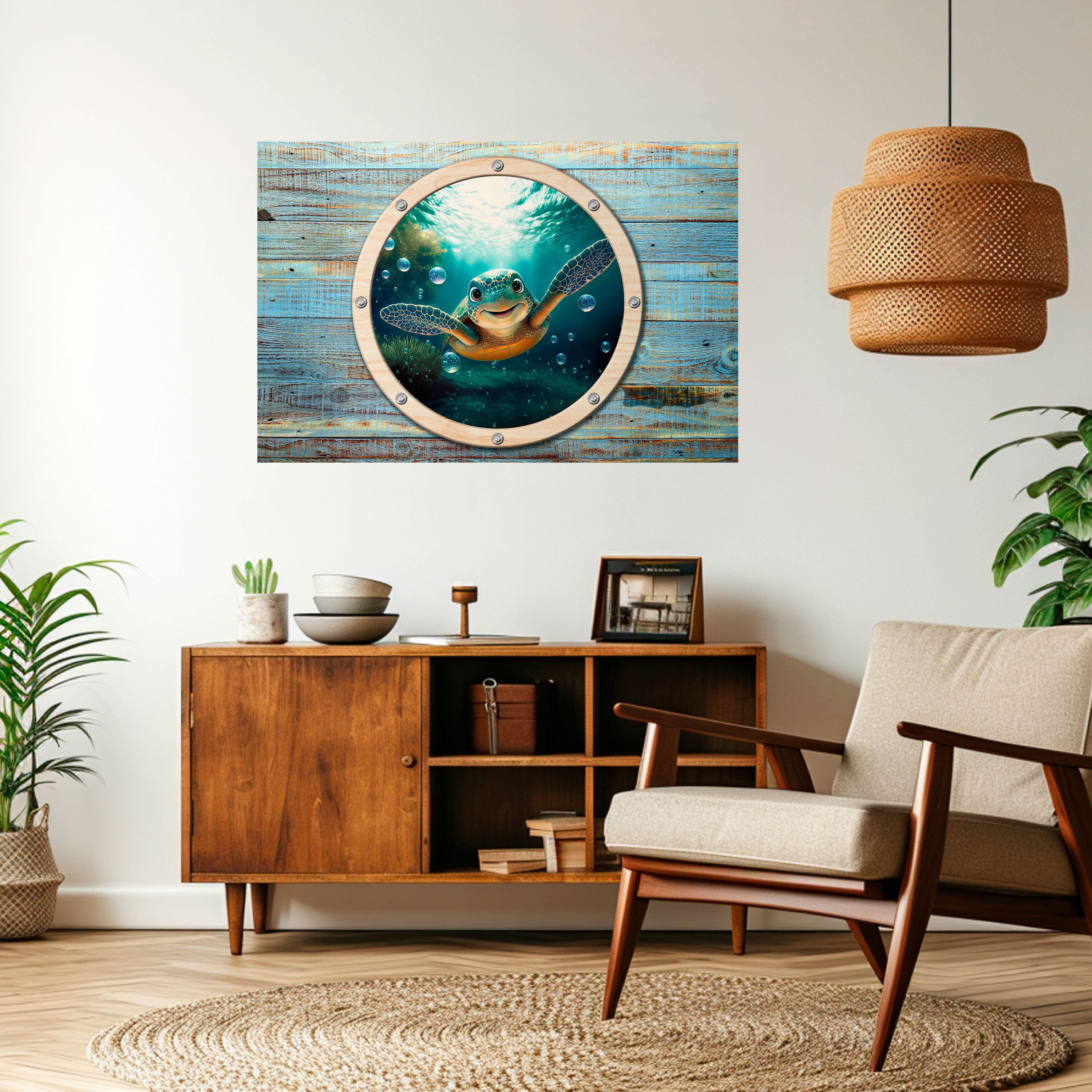 SEASIDE JOY Naklejka/Plakat poziomy