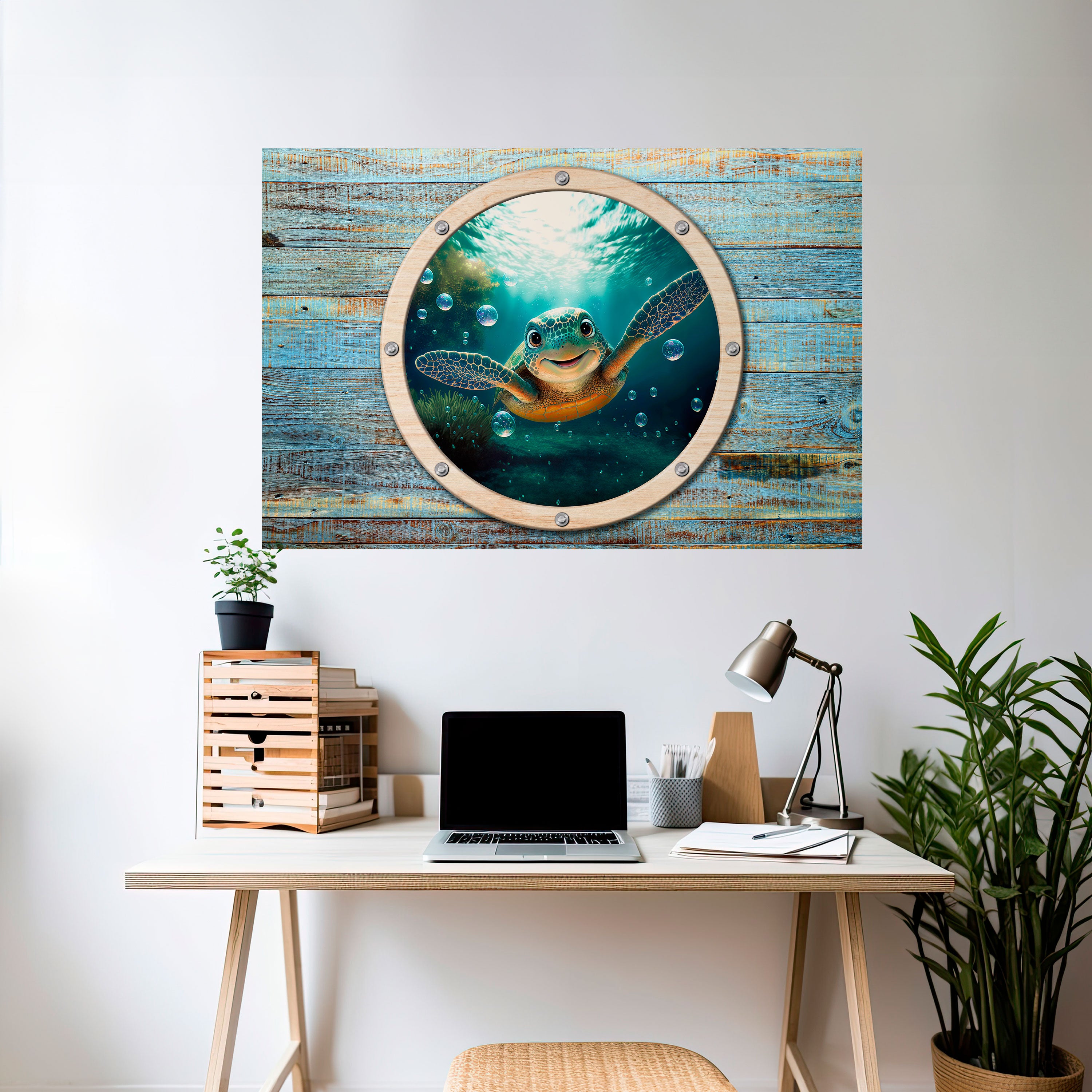 SEASIDE JOY Naklejka/Plakat poziomy