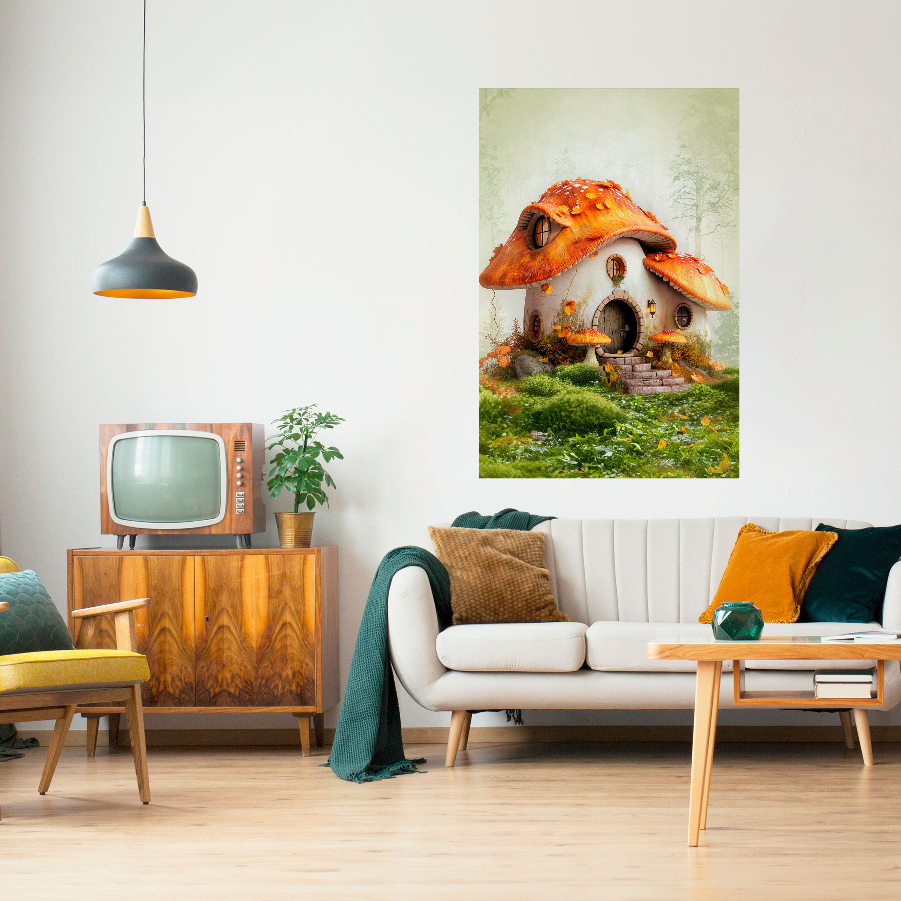 MYSTIC TOADSTOOL Naklejka/Plakat pionowy