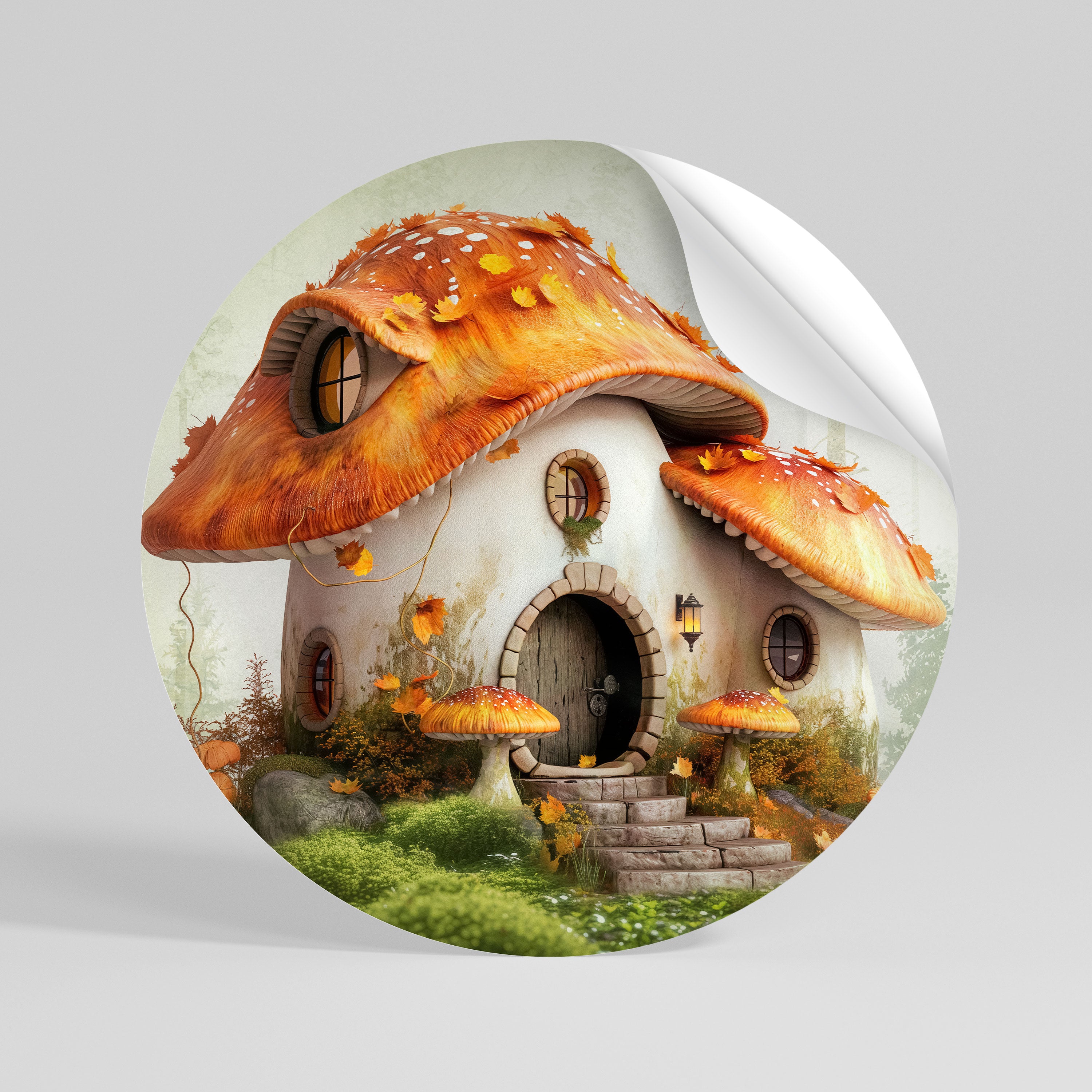 MYSTIC TOADSTOOL Naklejka - okrągła