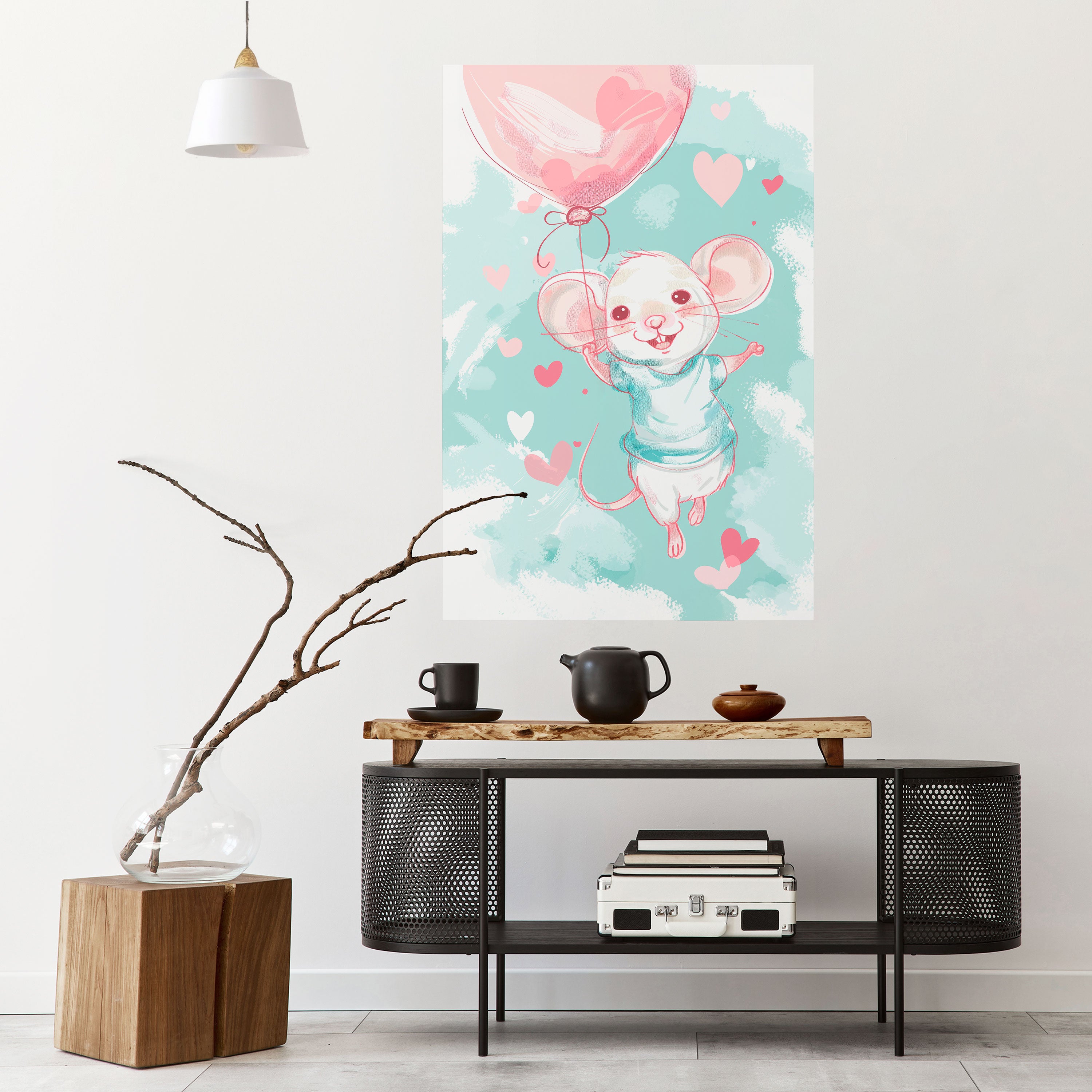 MOUSY FLOW Naklejka/Plakat pionowy