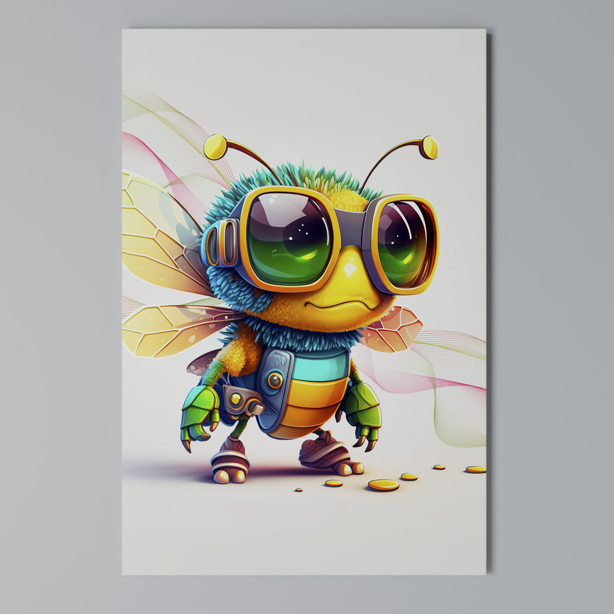 BUZZ BUDDY Pionowy obraz na płótnie