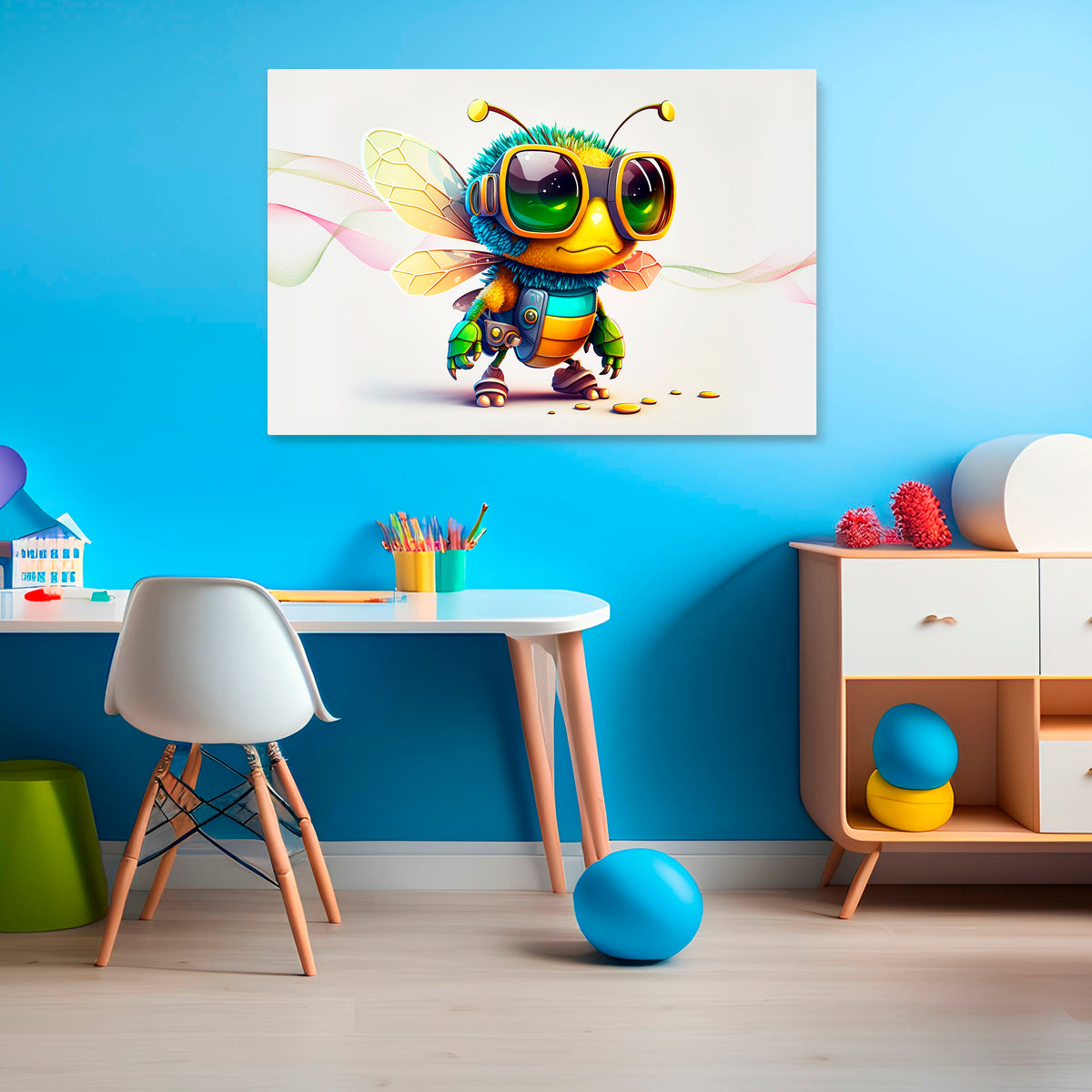BUZZ BUDDY Poziomy obraz na płótnie