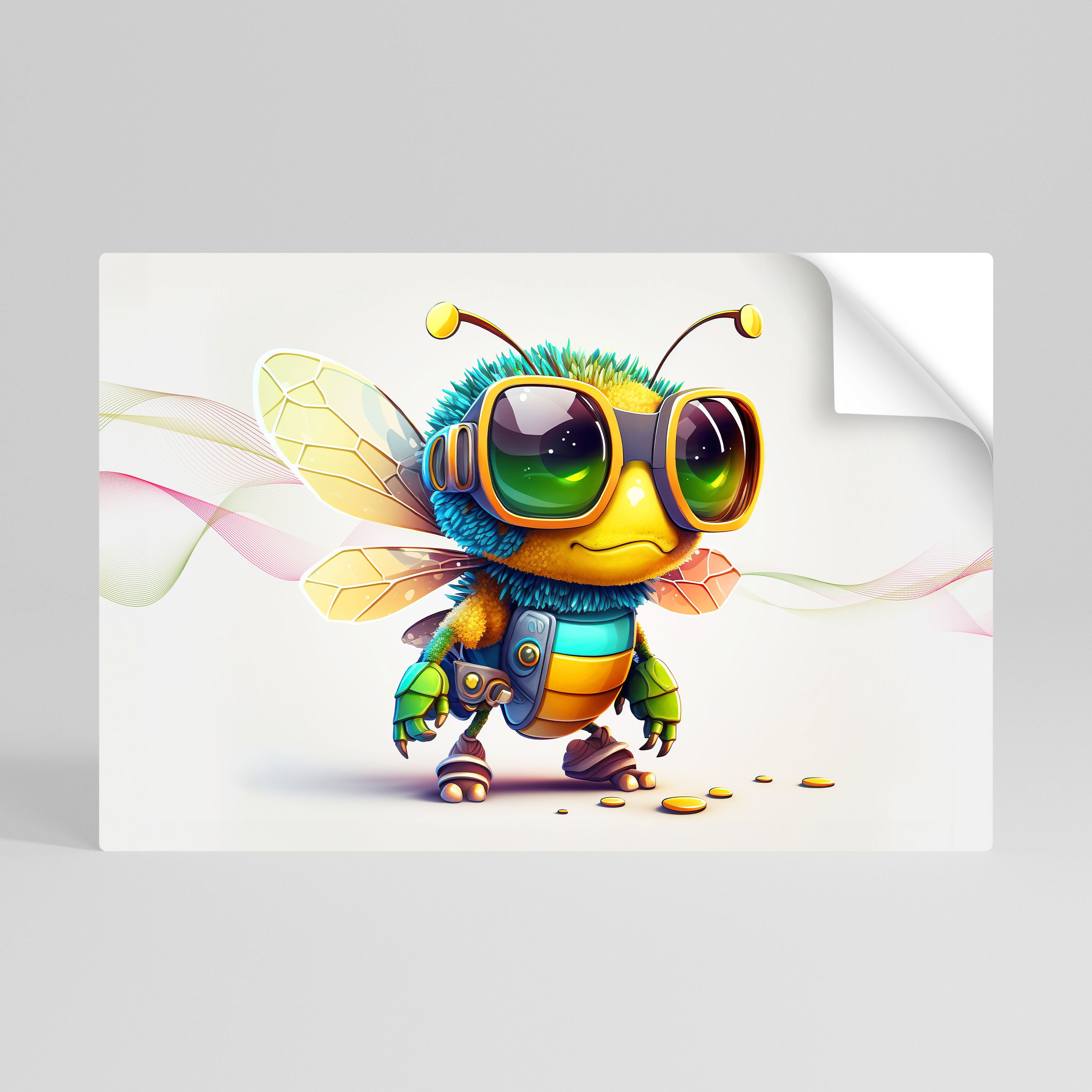 BUZZ BUDDY Naklejka/Plakat poziomy