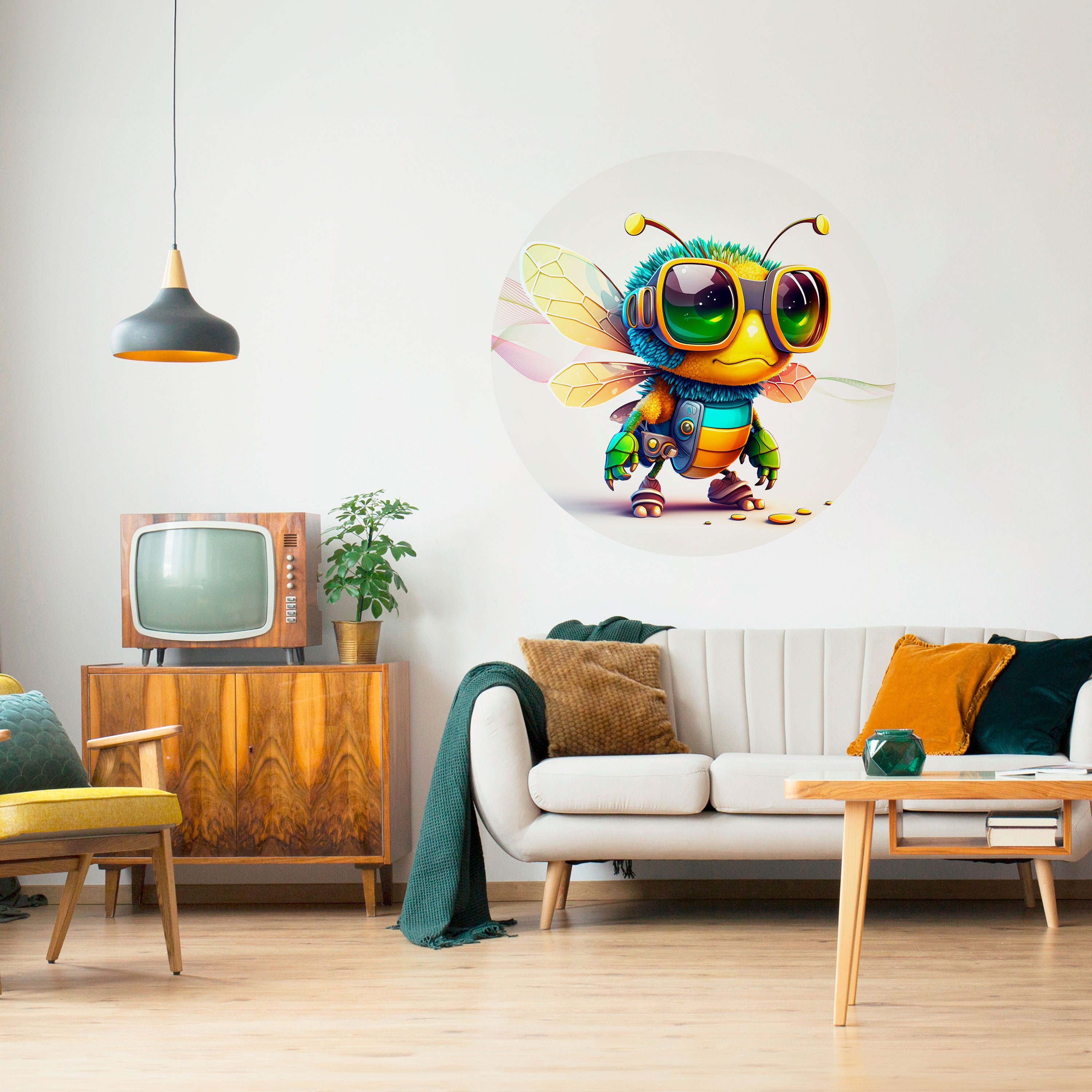 BUZZ BUDDY Naklejka okrągła