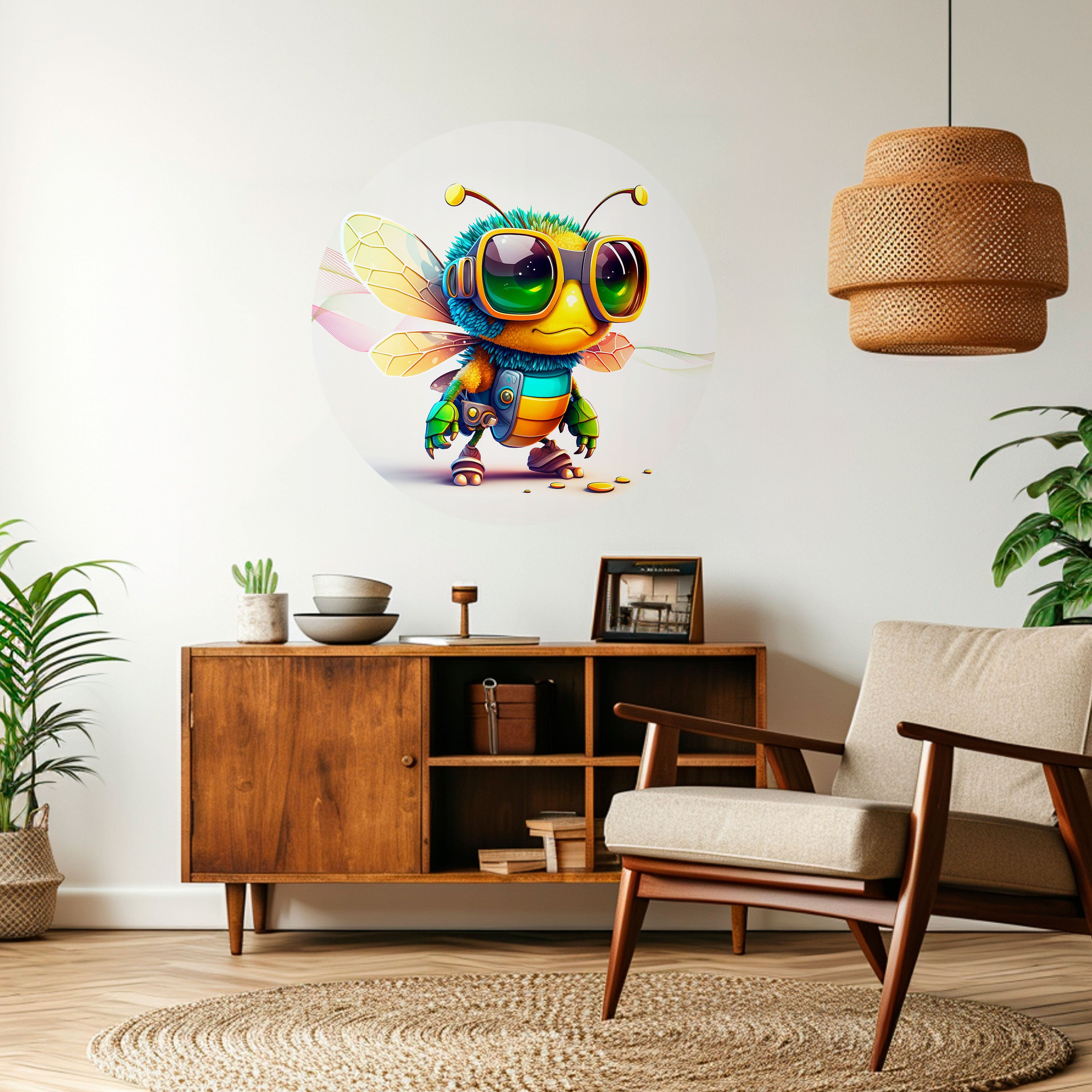 BUZZ BUDDY Naklejka okrągła