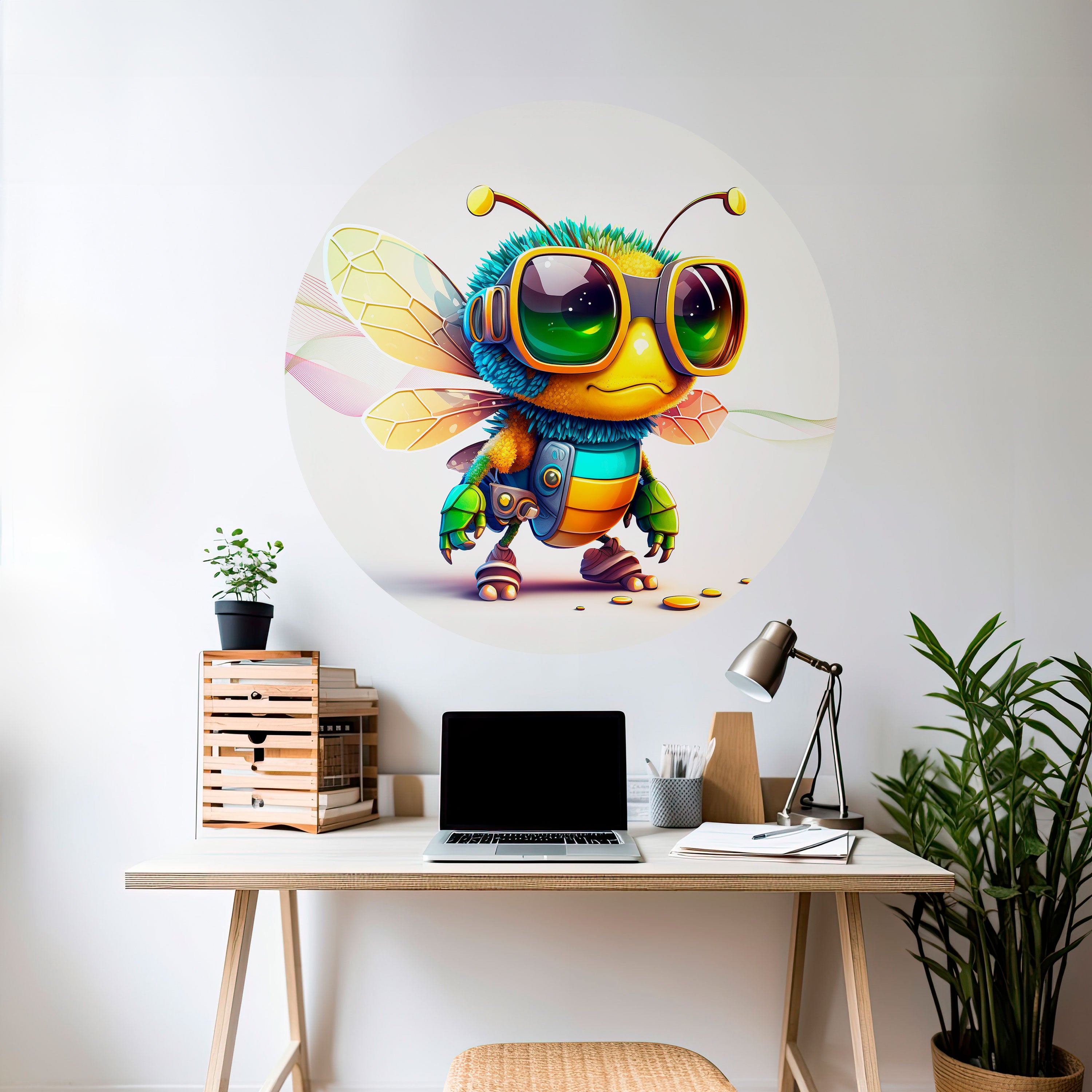 BUZZ BUDDY Naklejka okrągła