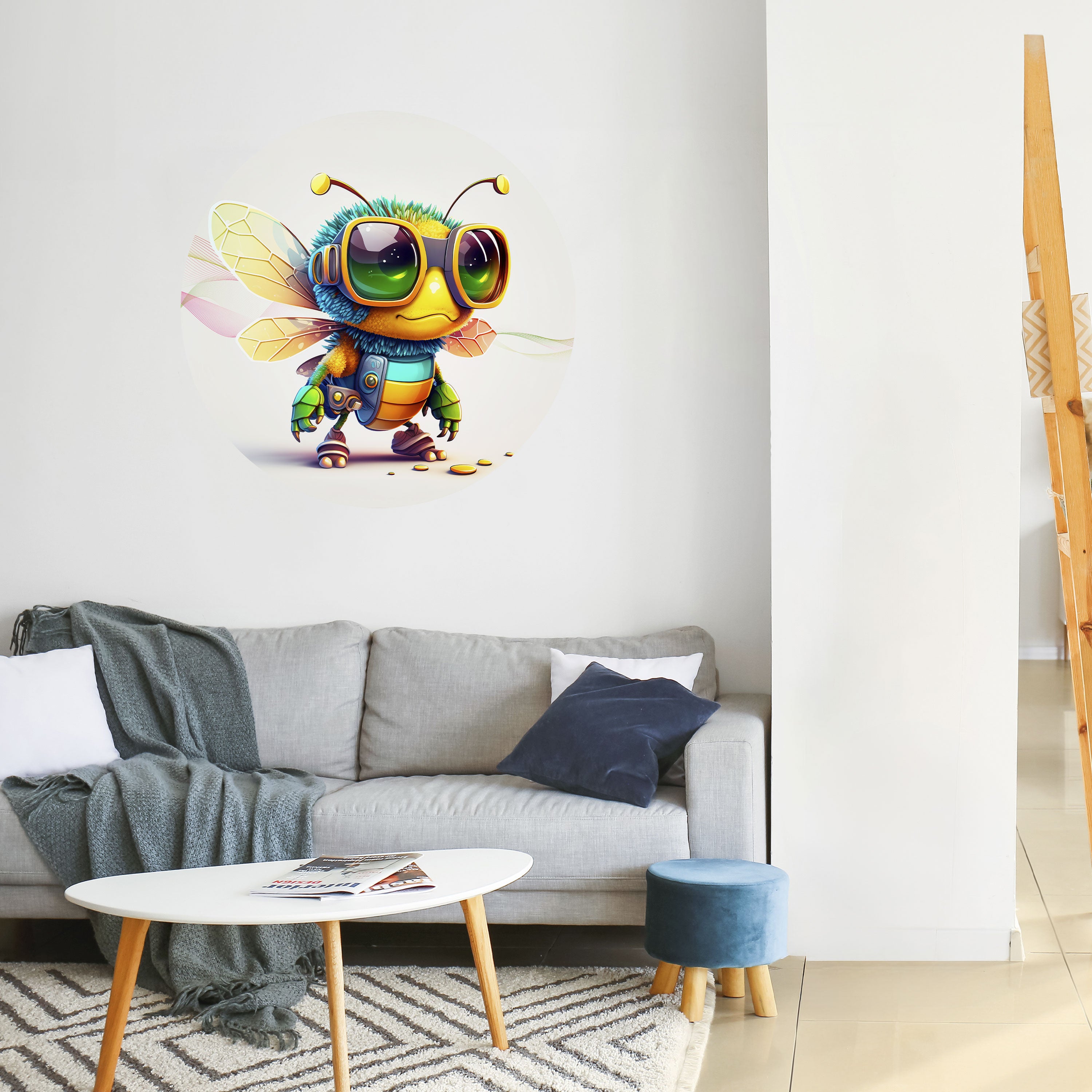 BUZZ BUDDY Naklejka okrągła