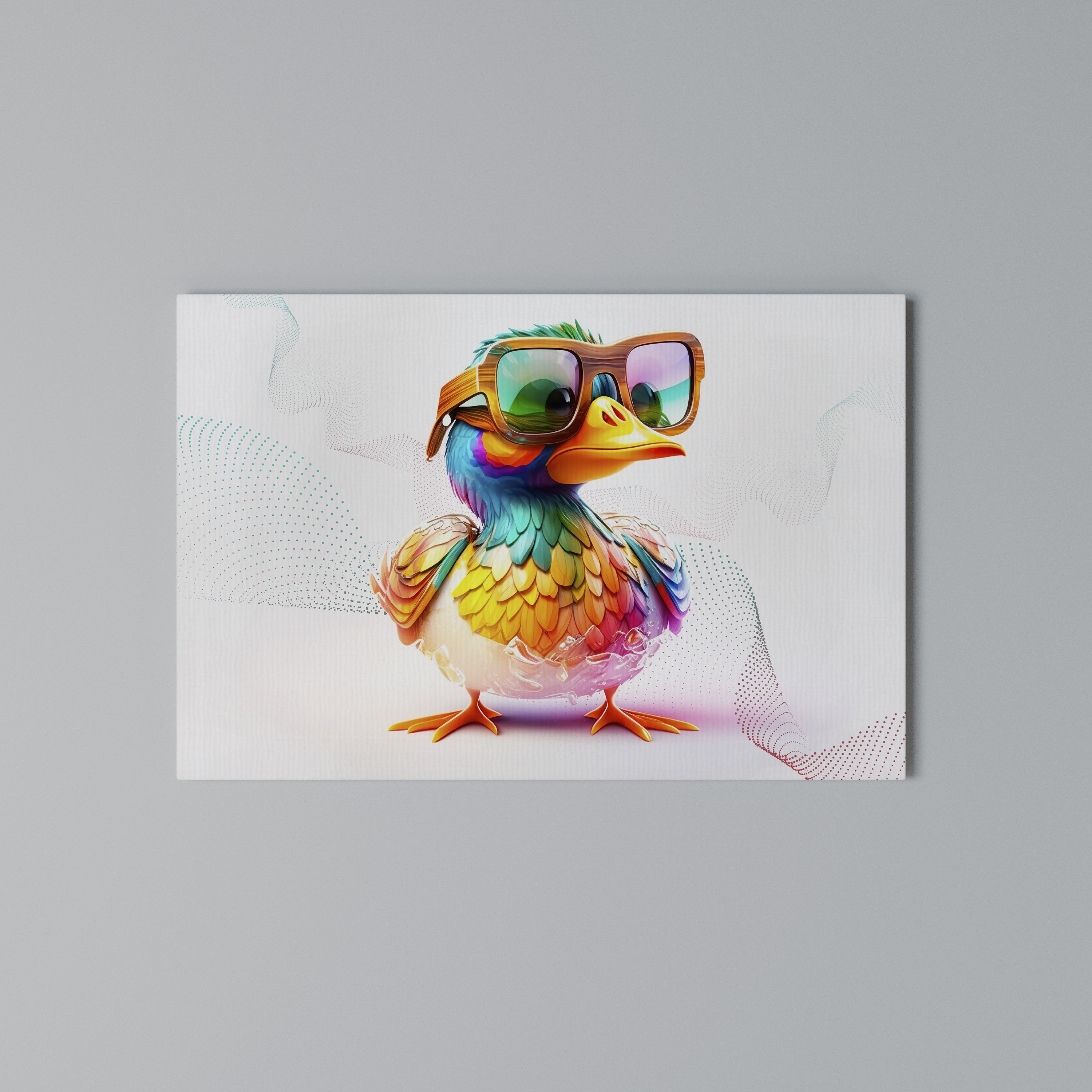 QUACKY FUN Poziomy obraz na płótnie