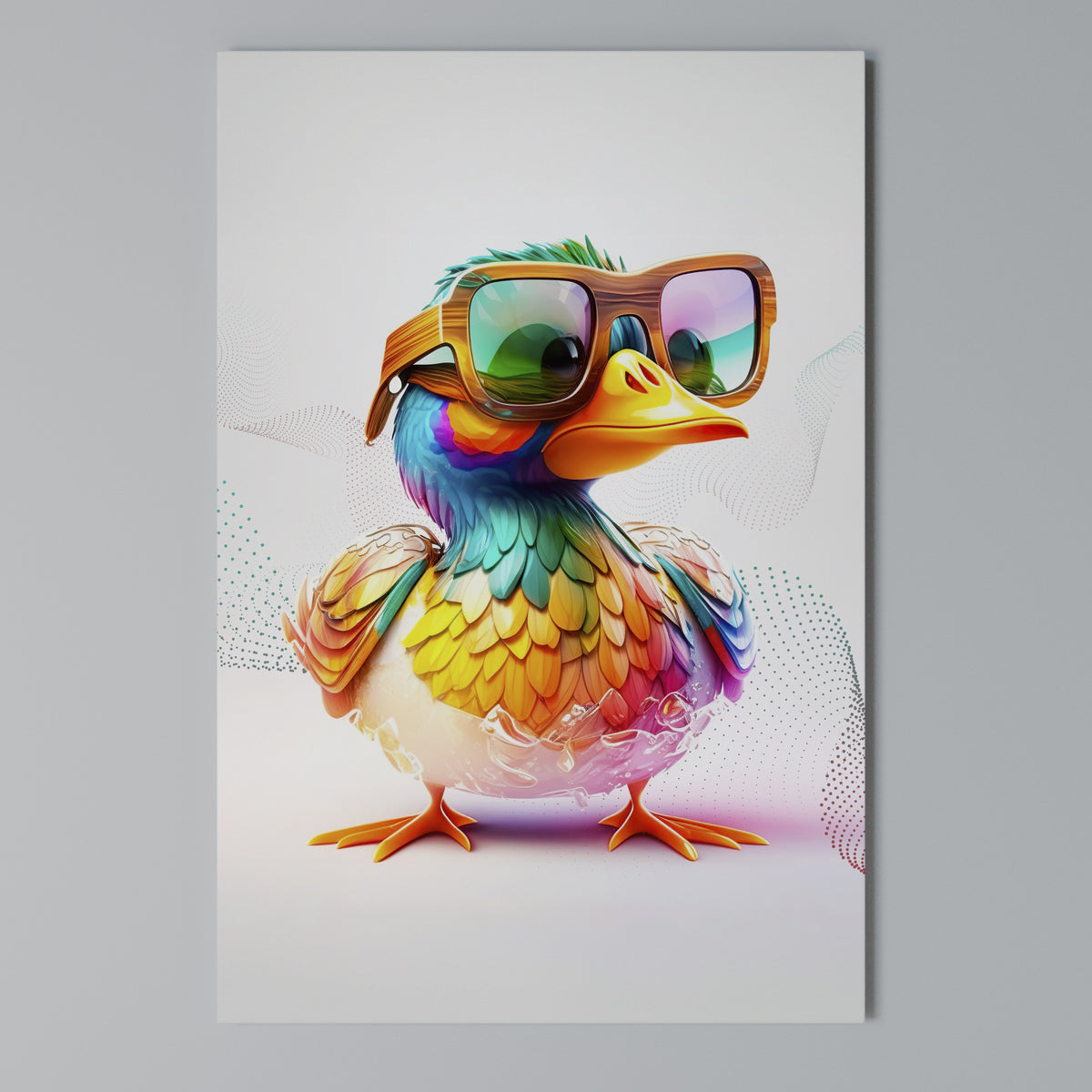 QUACKY FUN Pionowy obraz na płótnie