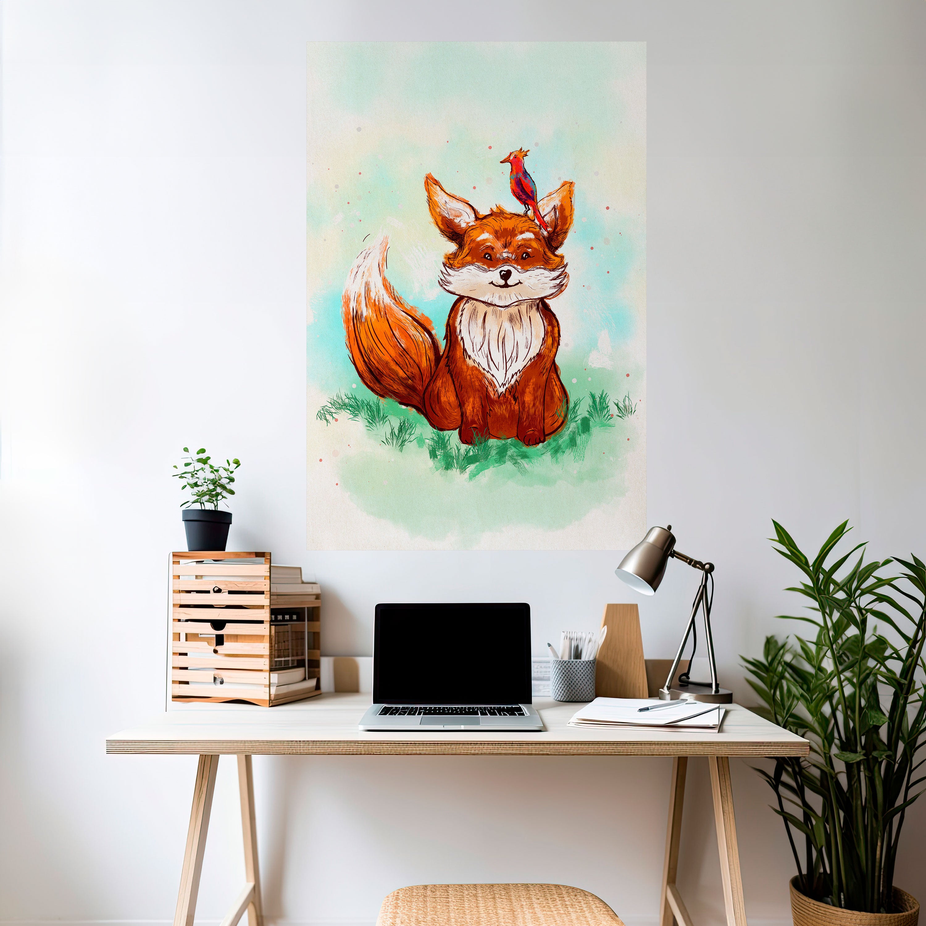 FOX FRIENDS Naklejka/Plakat pionowy