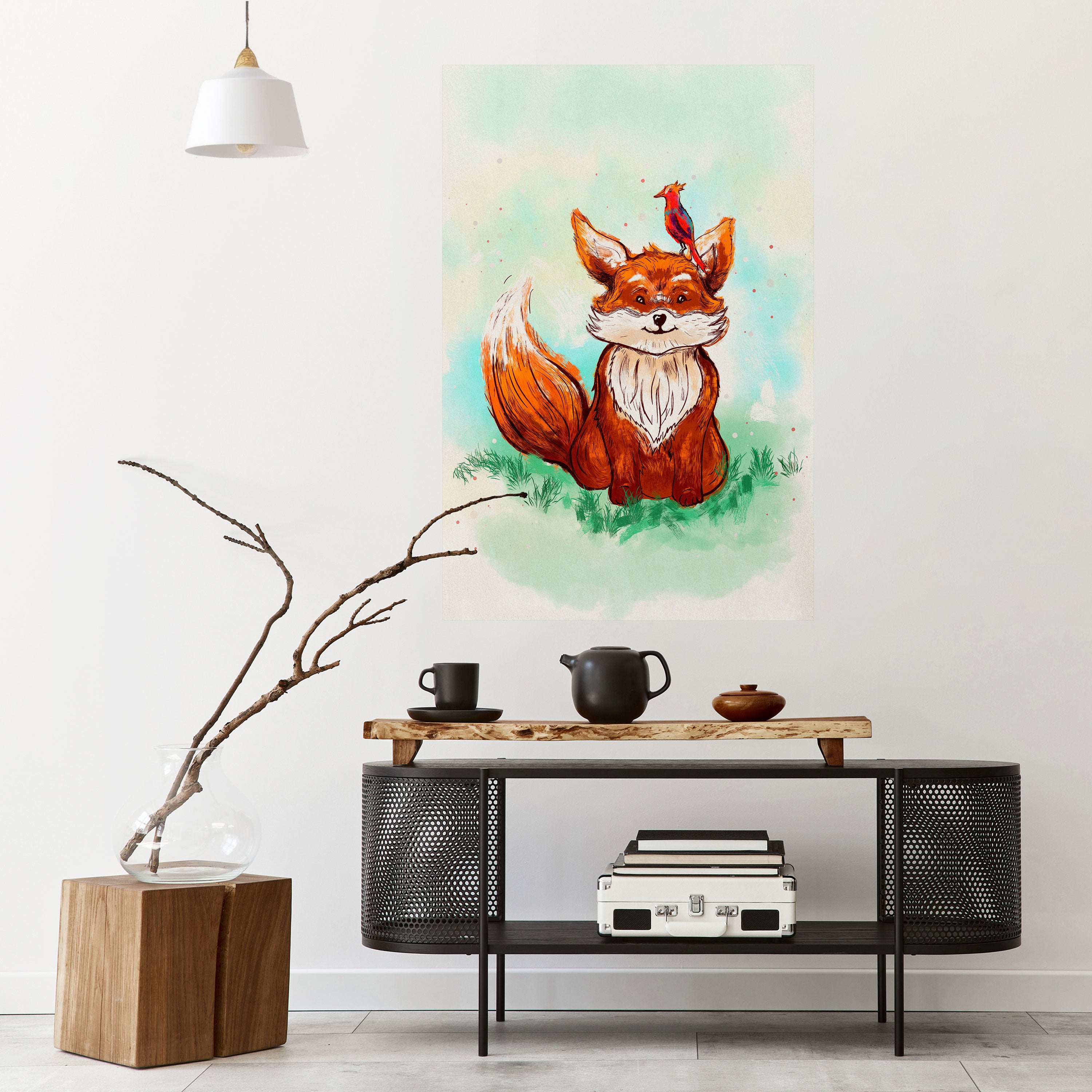 FOX FRIENDS Naklejka/Plakat pionowy
