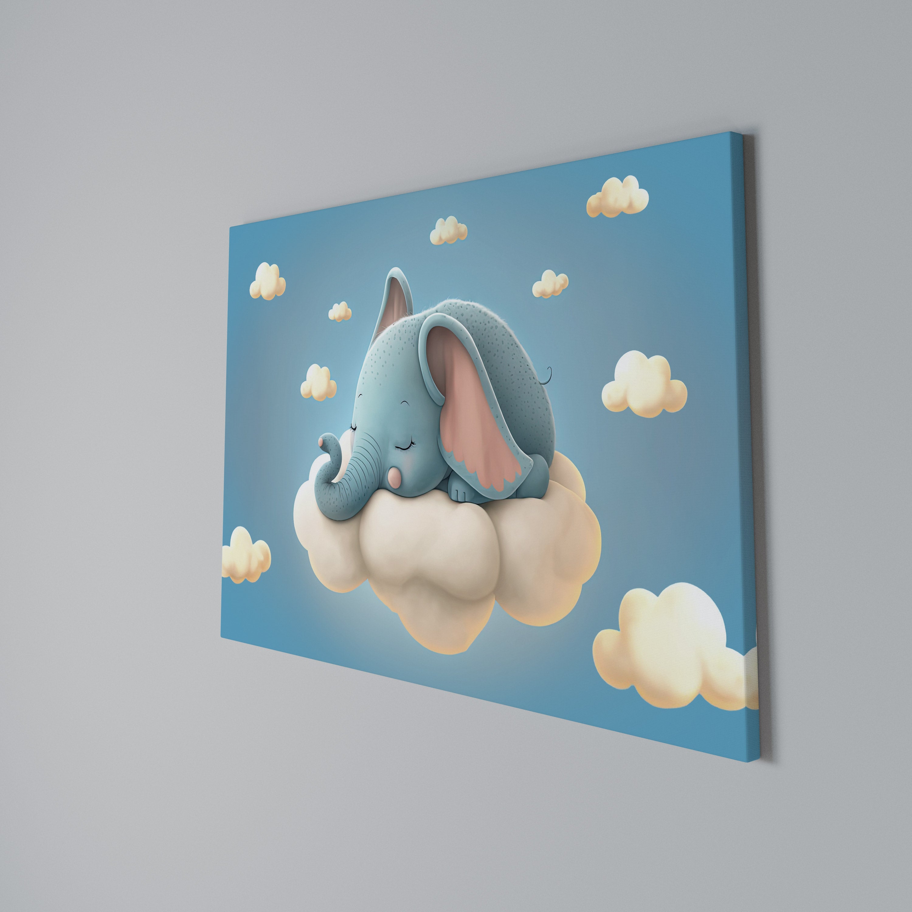 ELEPHANT DREAMS Poziomy obraz na płótnie