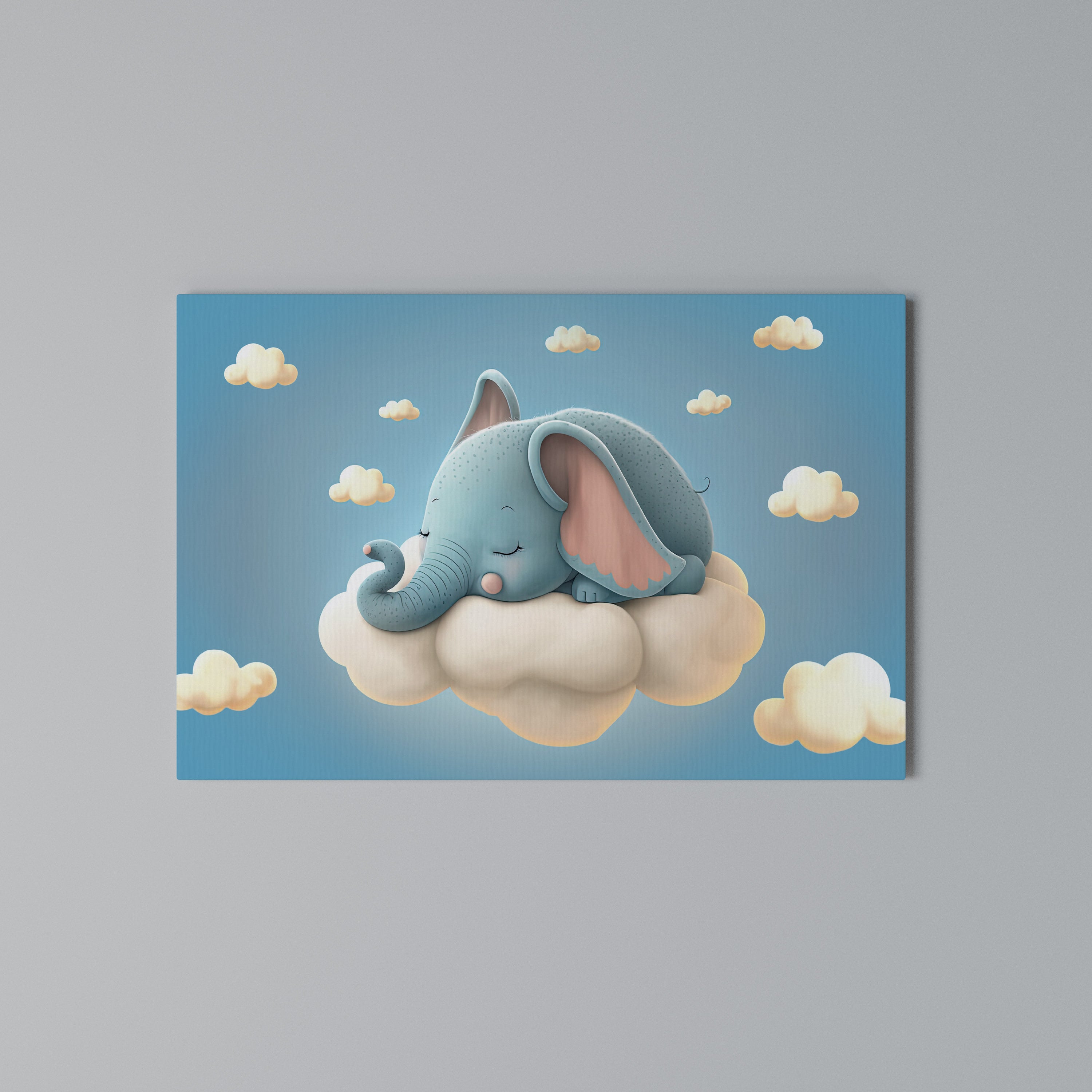 ELEPHANT DREAMS Poziomy obraz na płótnie