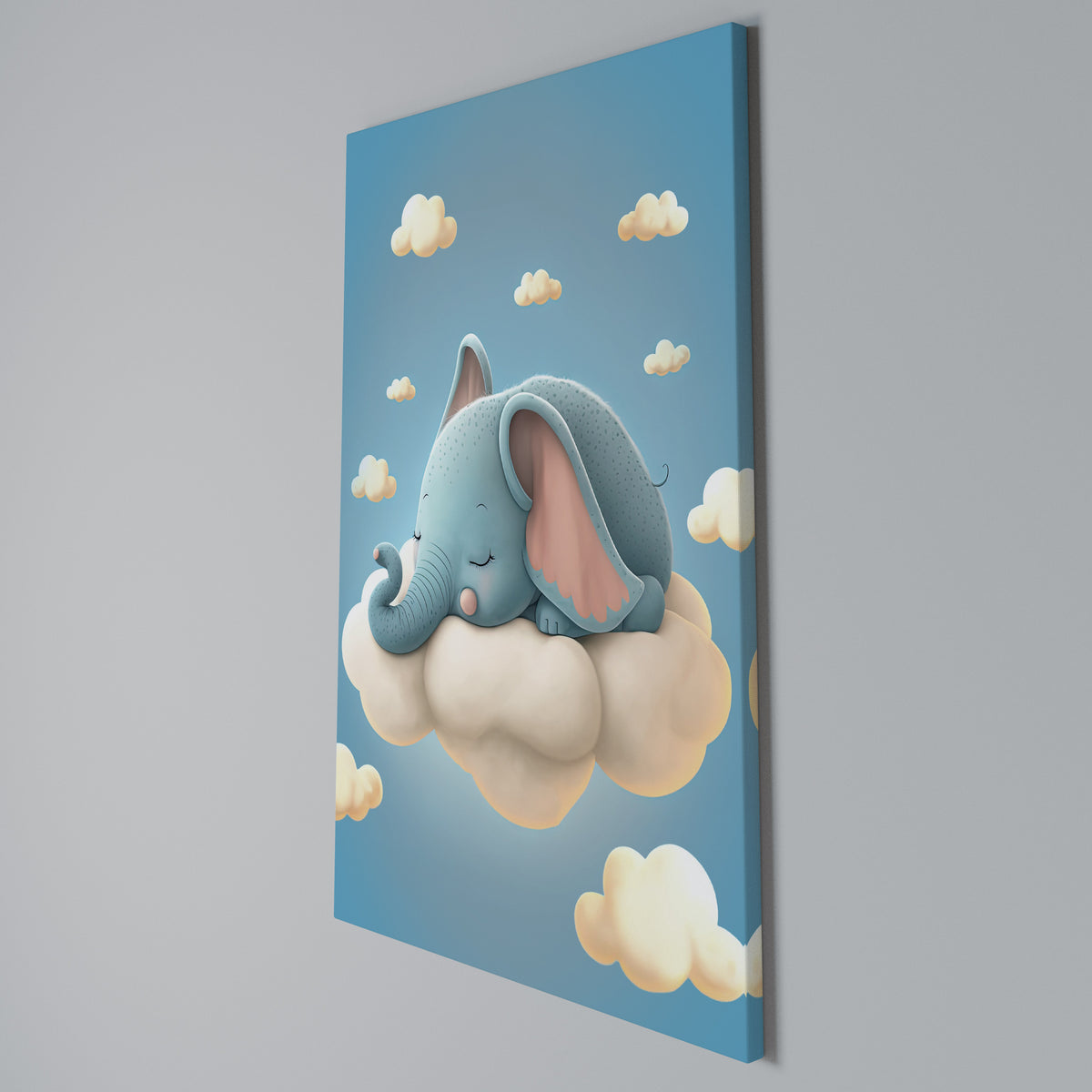 ELEPHANT DREAMS Pionowy obraz na płótnie