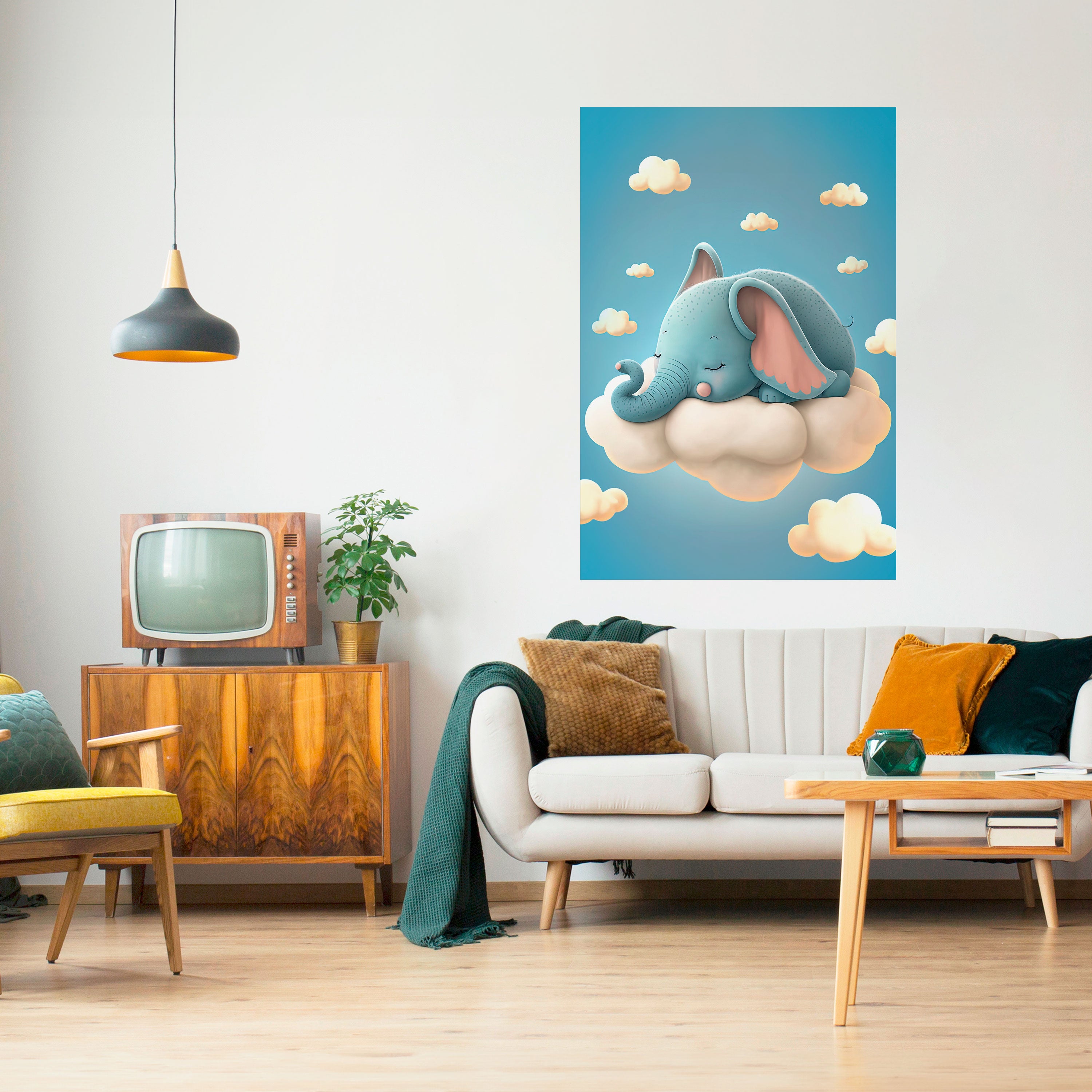ELEPHANT DREAMS Naklejka/Plakat pionowy