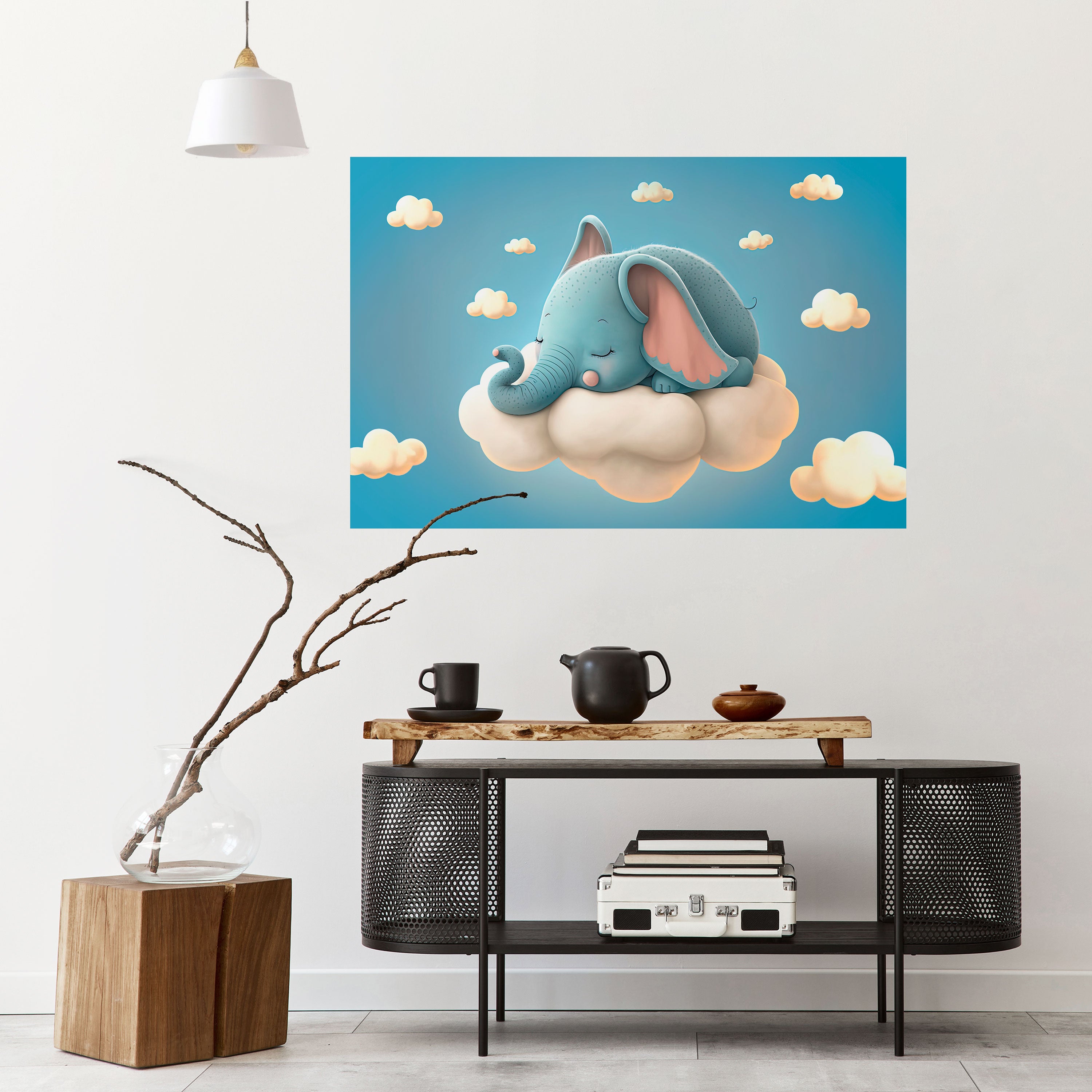 ELEPHANT DREAMS Naklejka/Plakat poziomy