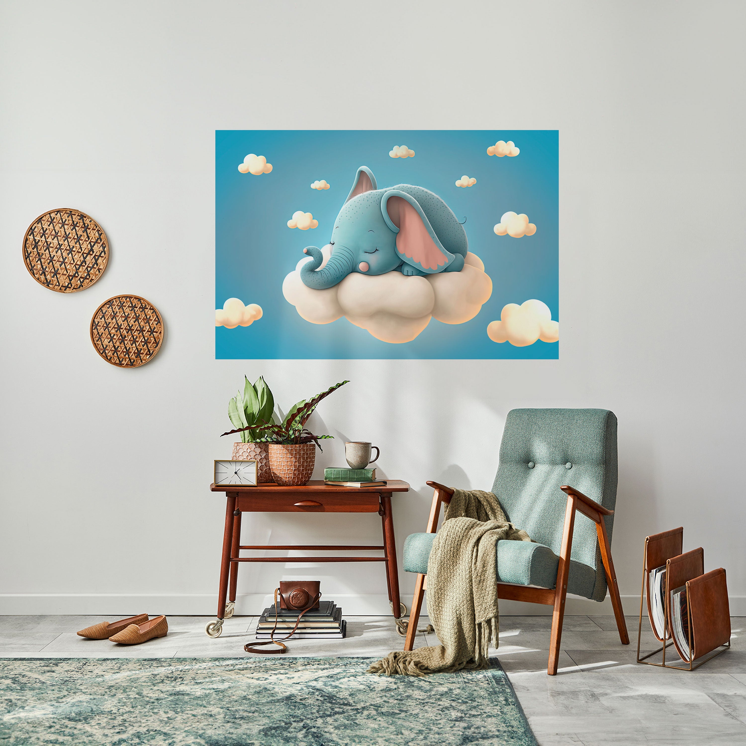 ELEPHANT DREAMS Naklejka/Plakat poziomy