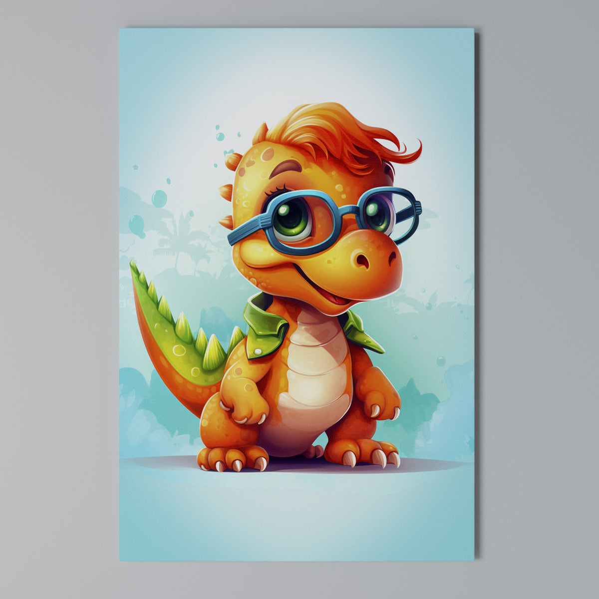 KIDDOSAURUS REX Pionowy obraz na płótnie