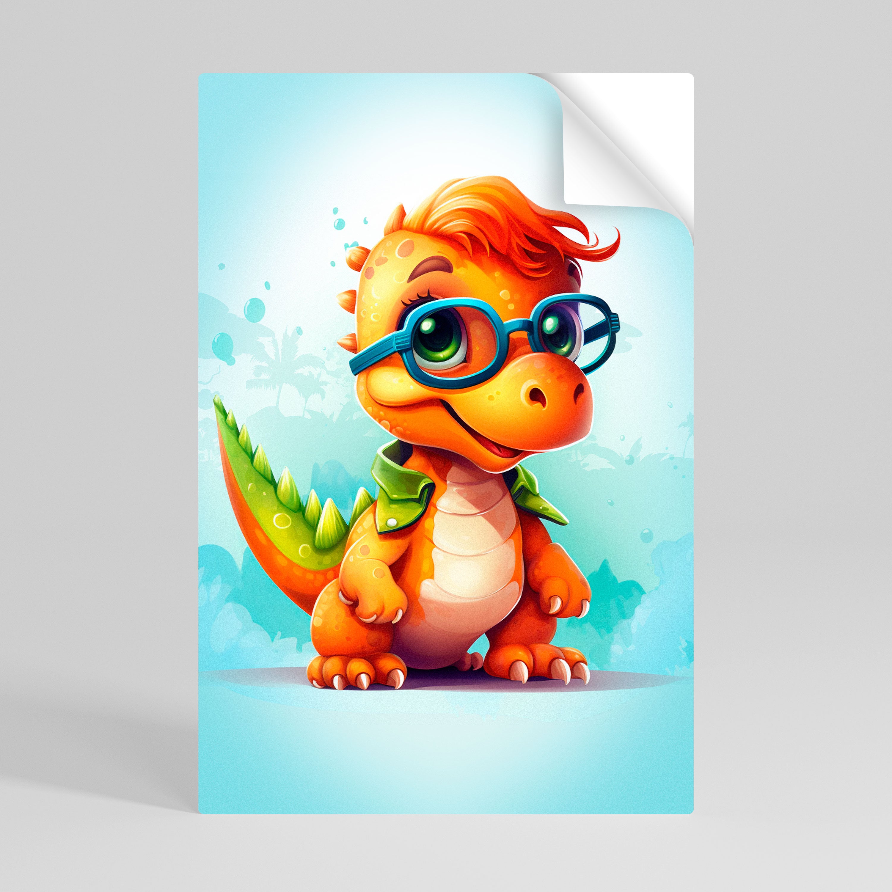 KIDDOSAURUS REX Naklejka/Plakat pionowy