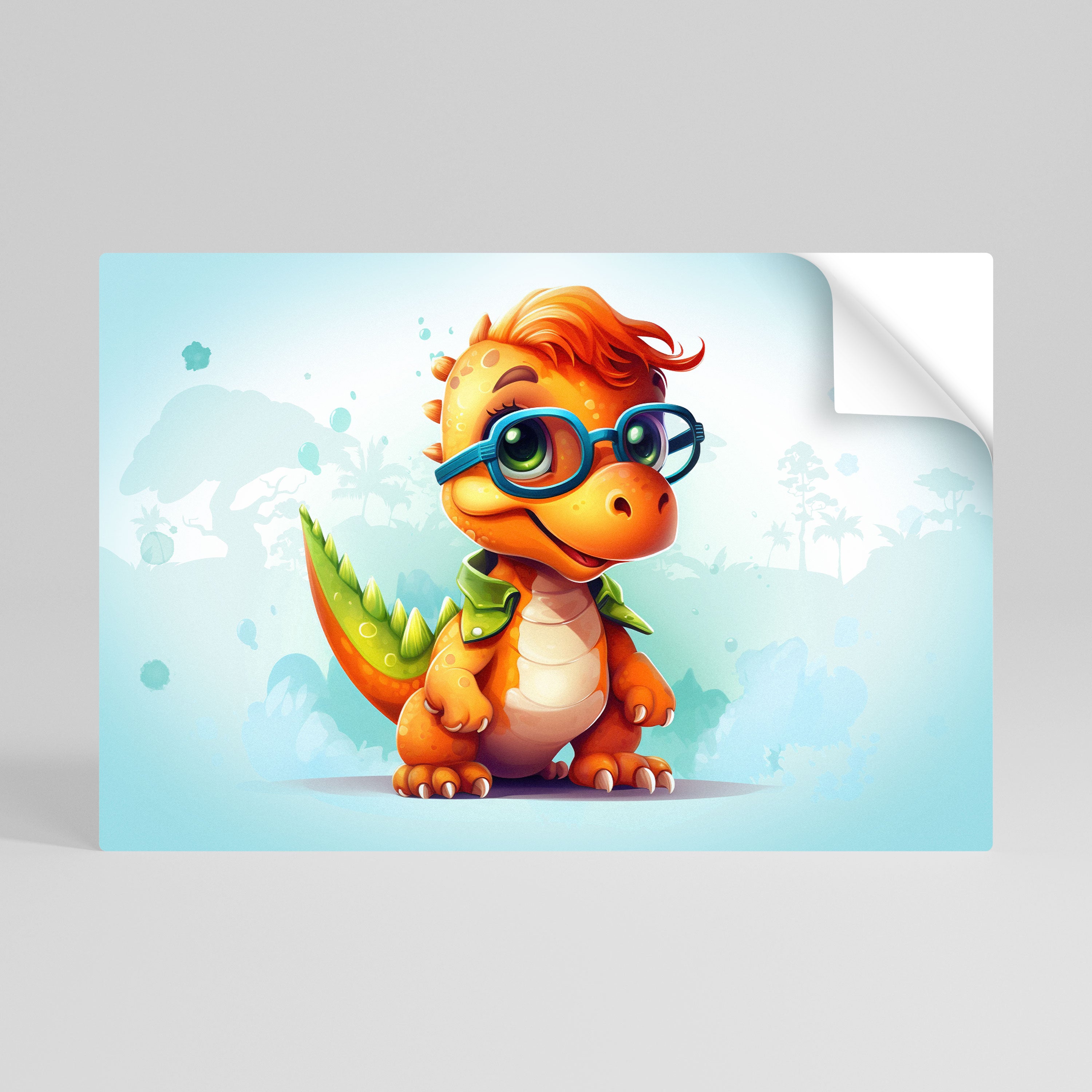 KIDDOSAURUS REX Naklejka/Plakat poziomy