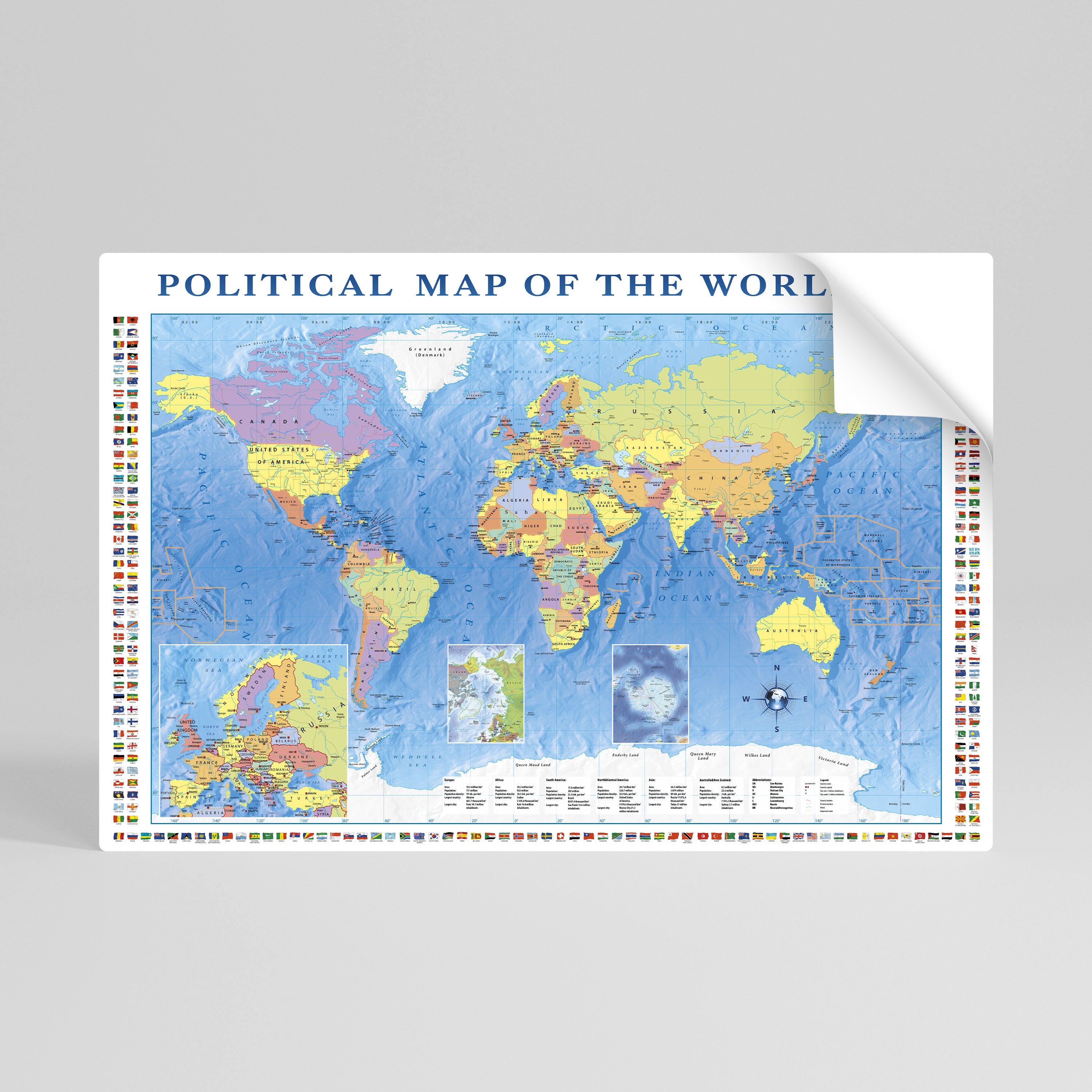 BORDERS AND BEYOND Naklejka/Plakat poziomy