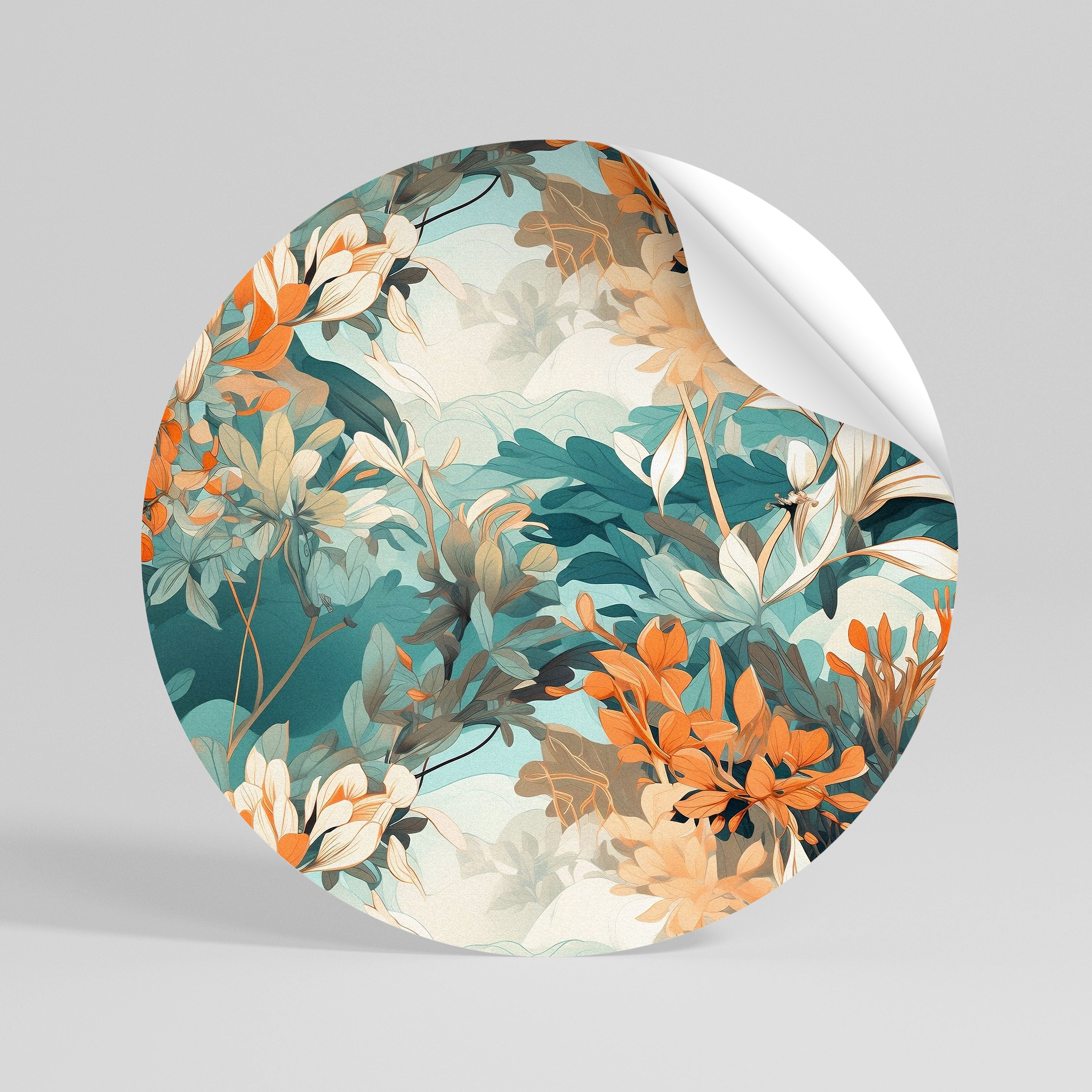 BLOOM BALLET Naklejka - okrągła