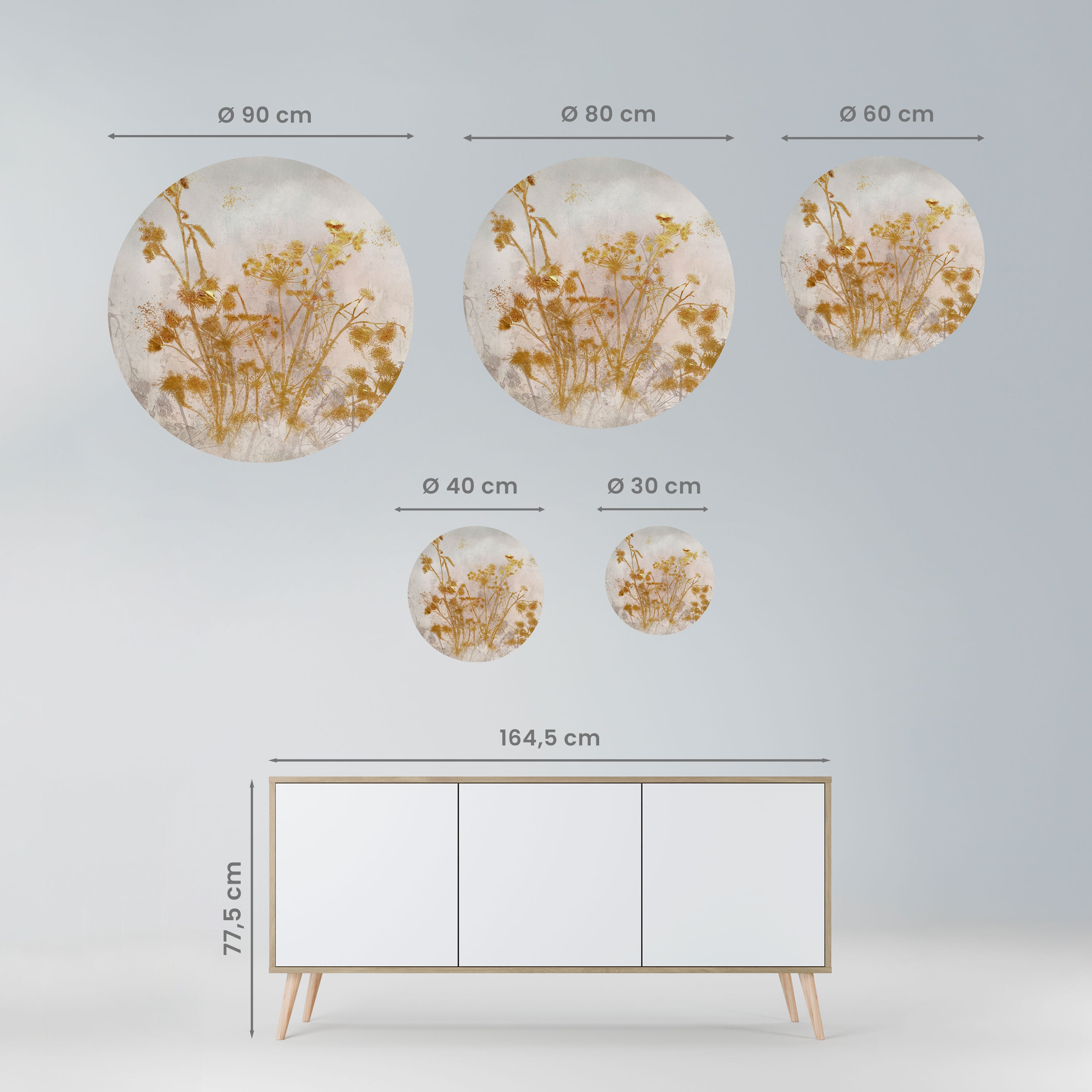 LONESOME SPRIG Naklejka okrągła